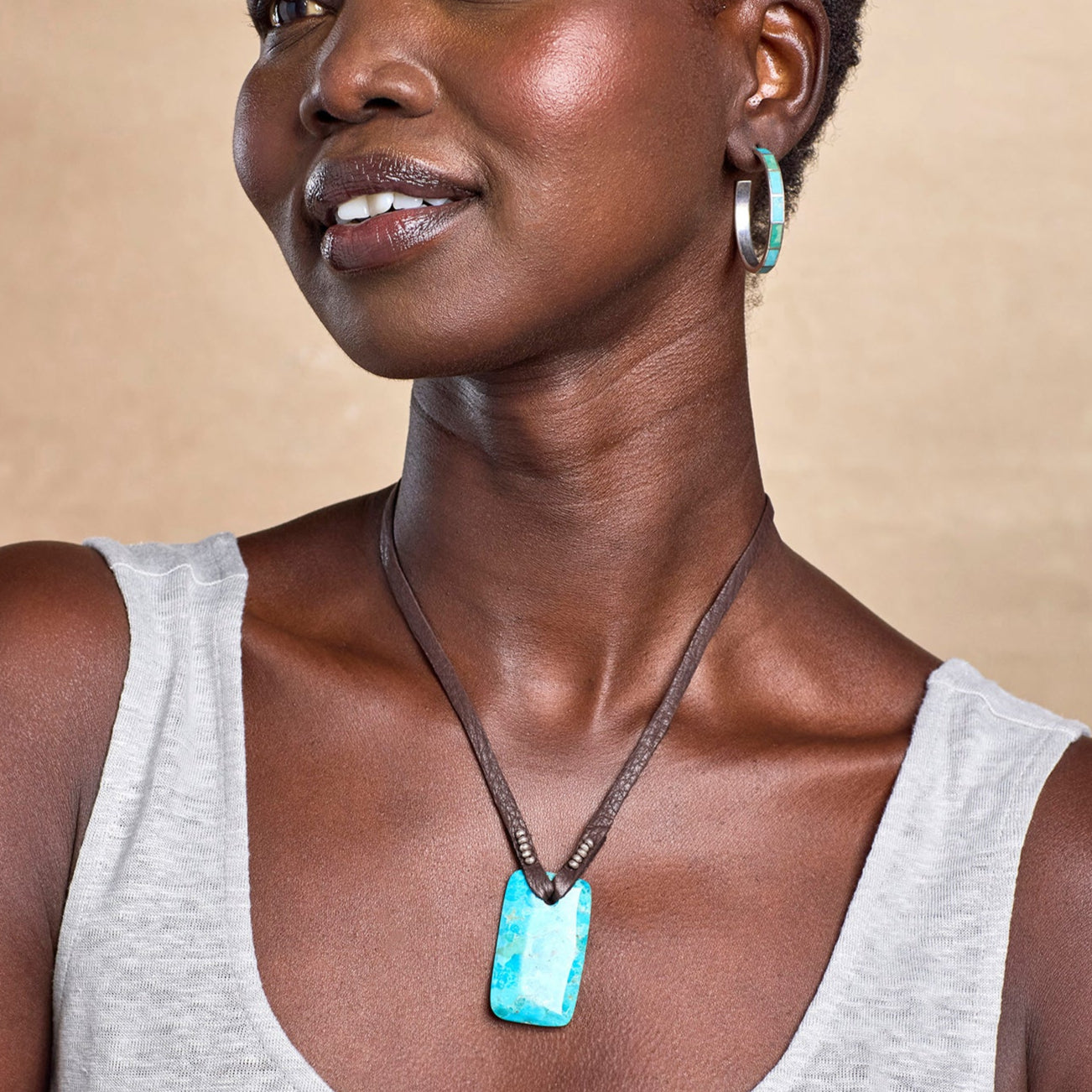 Turquoise Amulet Necklace