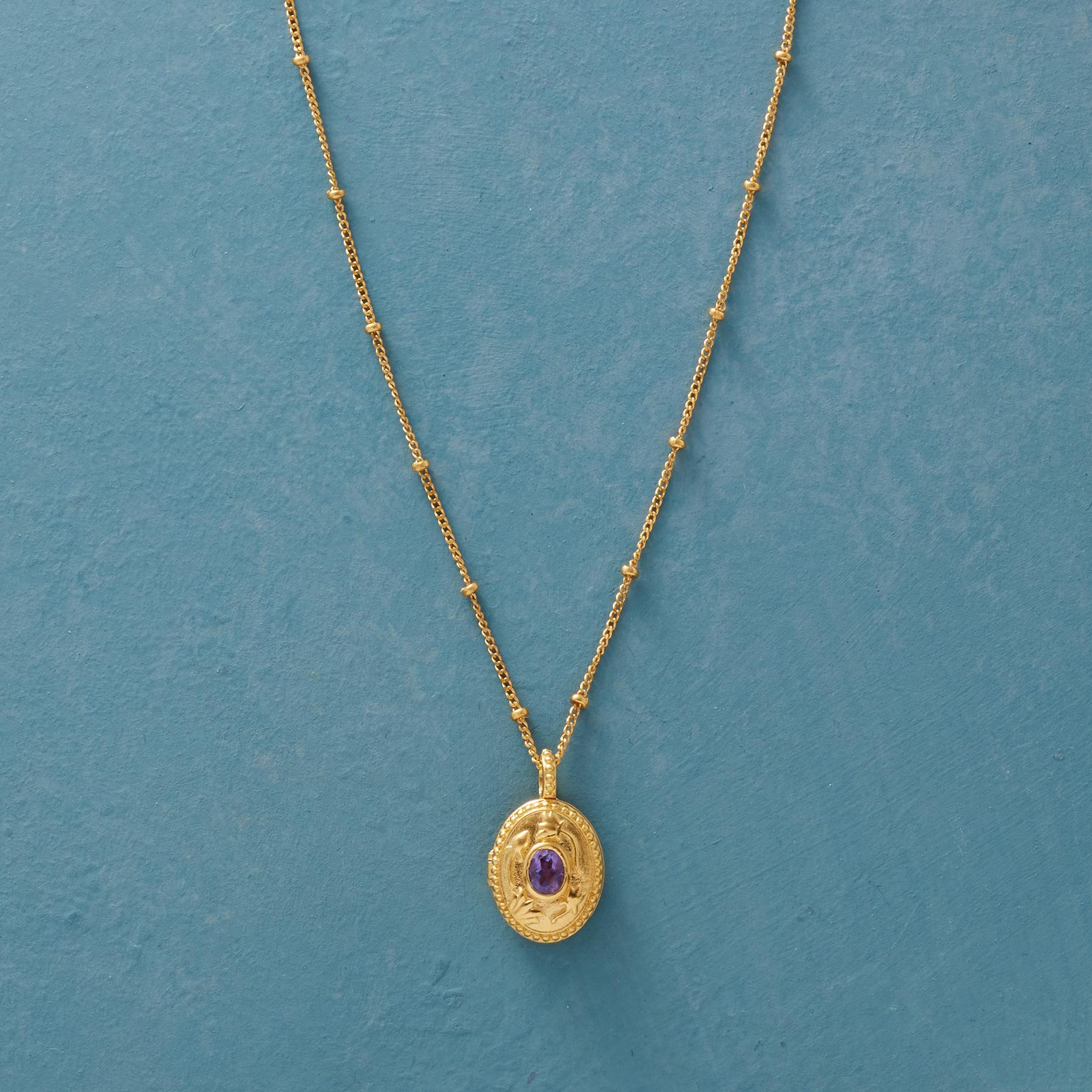 Gold Vermeil Birthstone Locket