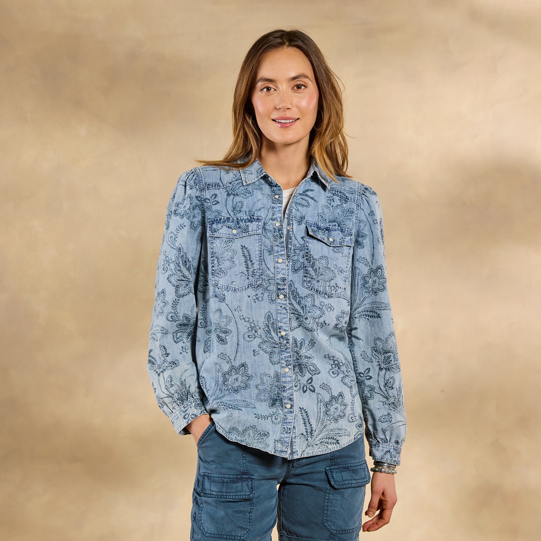 Floral Fountains Top Petite