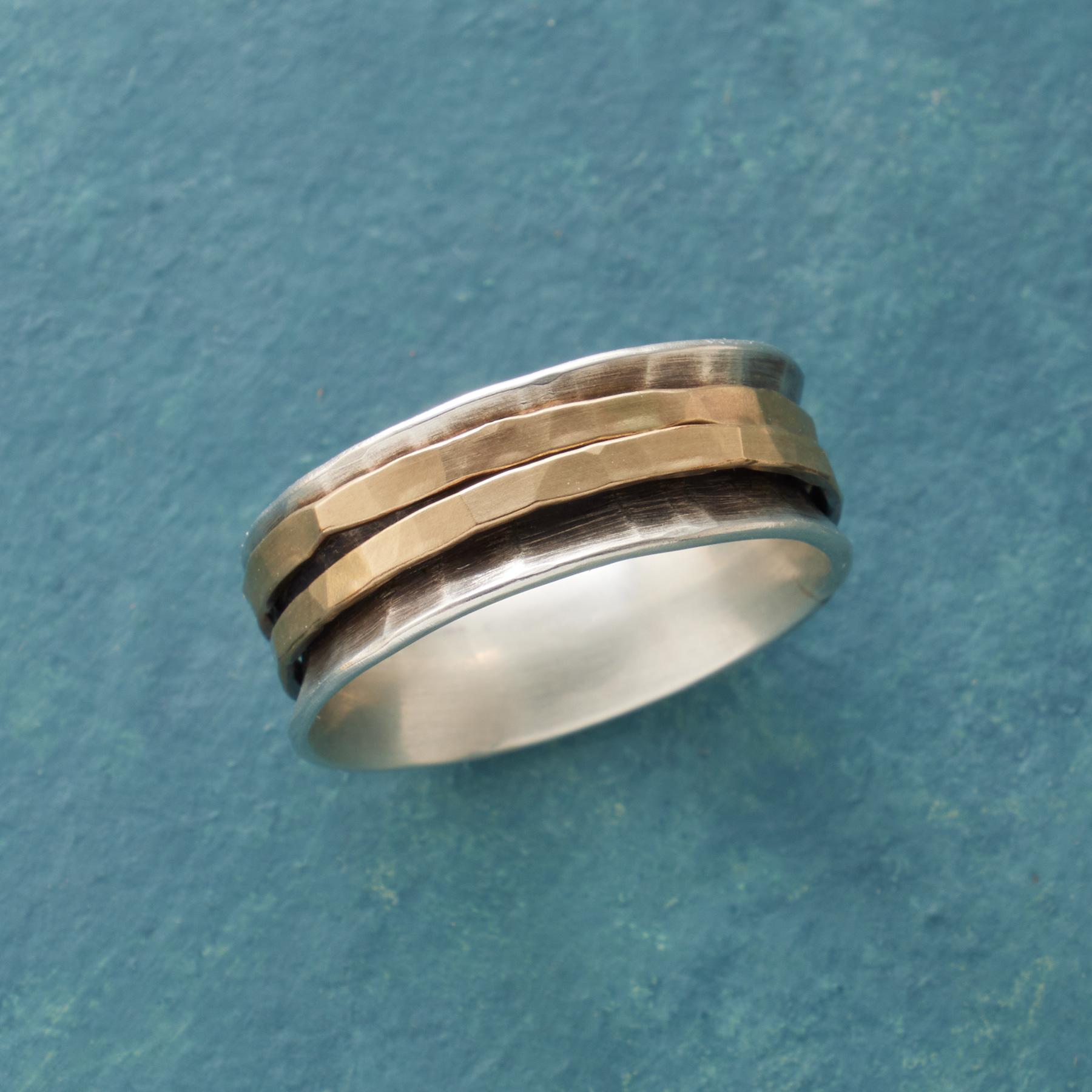 Two To One Spinner Ring