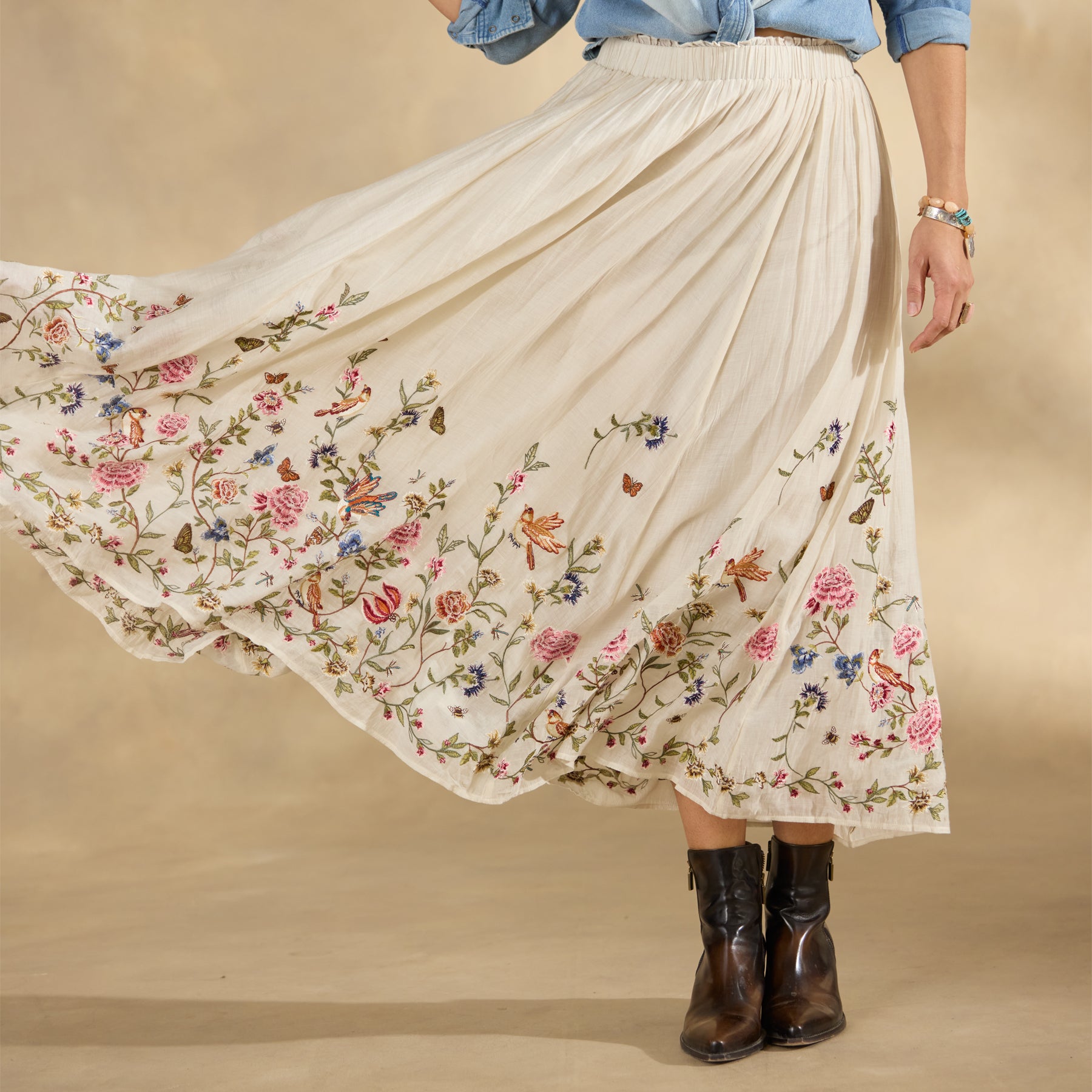 Romance Garden Skirt, Petite