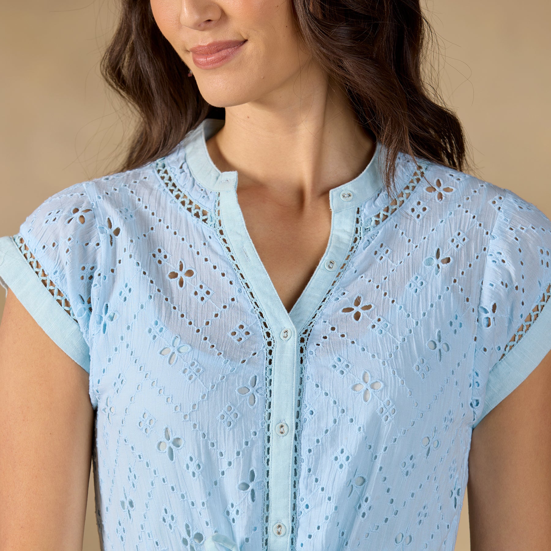 Astoria Eyelet Dress, Petite