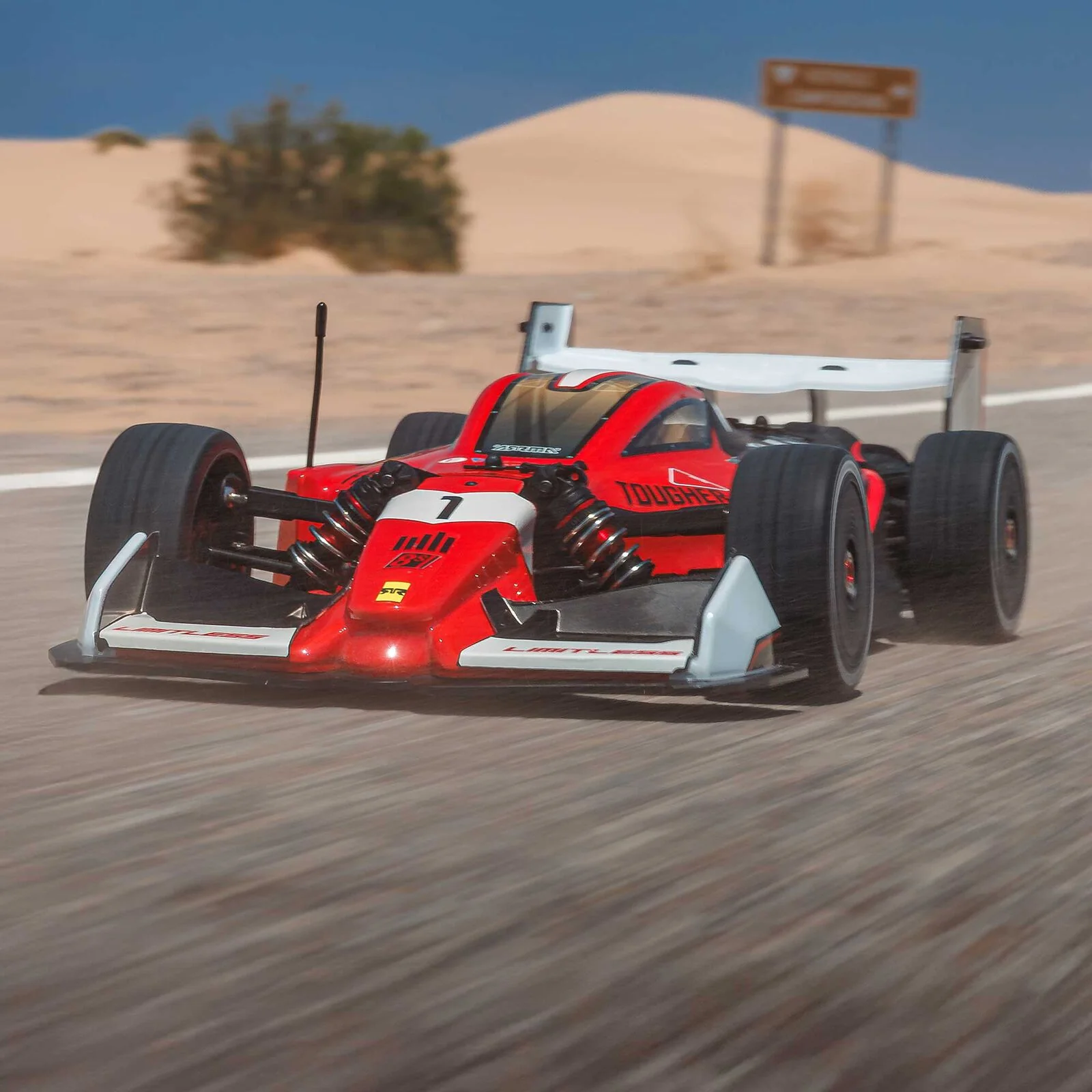 ARRMA 1/7 LIMITLESS 8S AVC 4X4 RTR Brushless Street Speed, Red/Black 120MPH