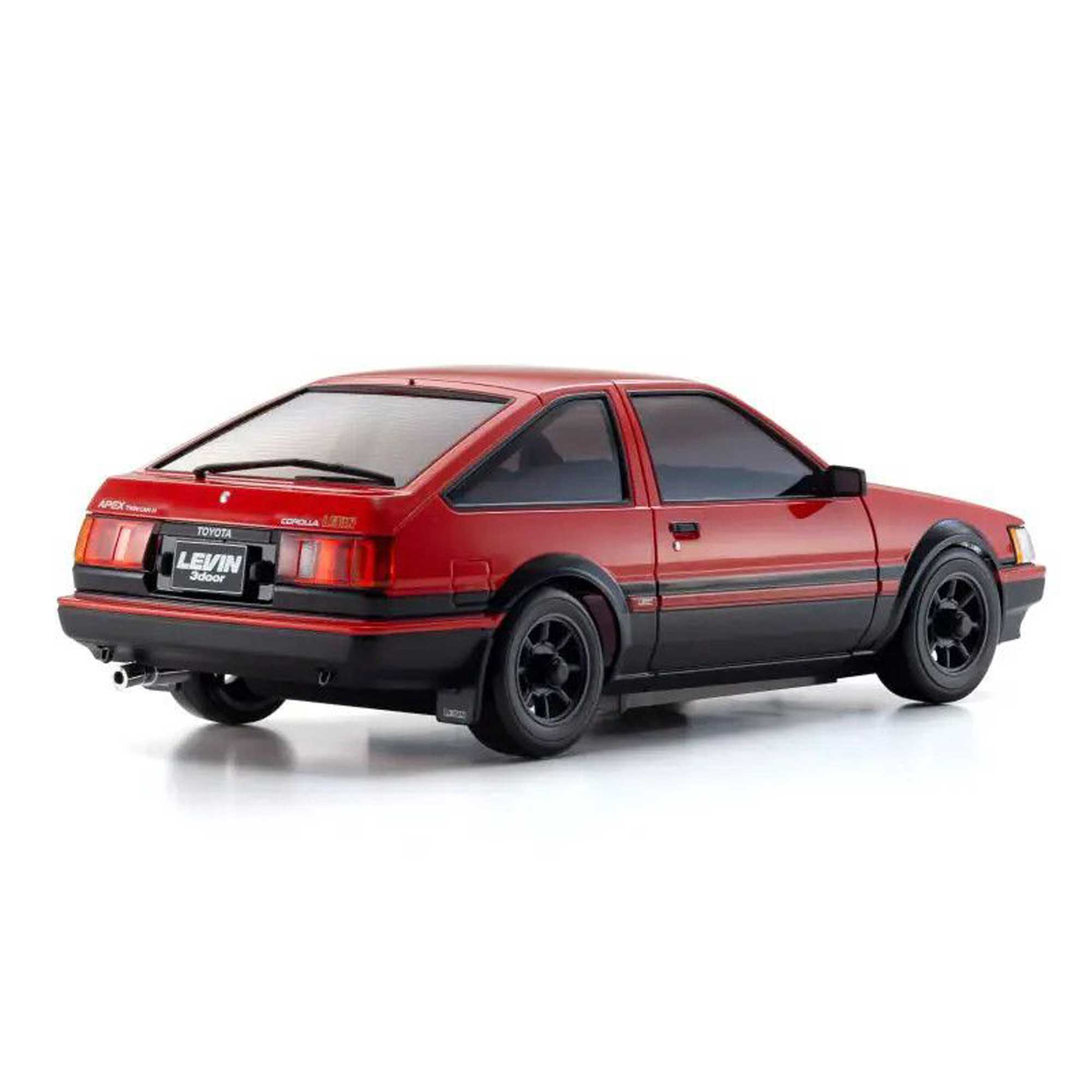 1/28 Toyota Corolla Levin AE86 Mini-Z AWD RTR, Red/ Black