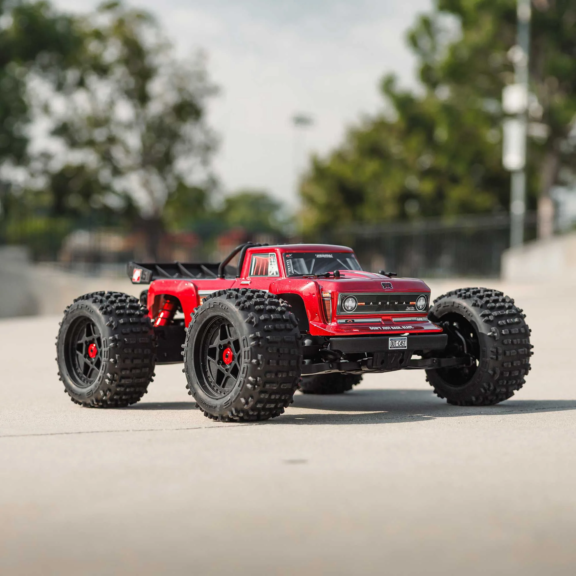 ARRMA Outcast 4X4 4s brushless 1/10 4wd stunt truck red