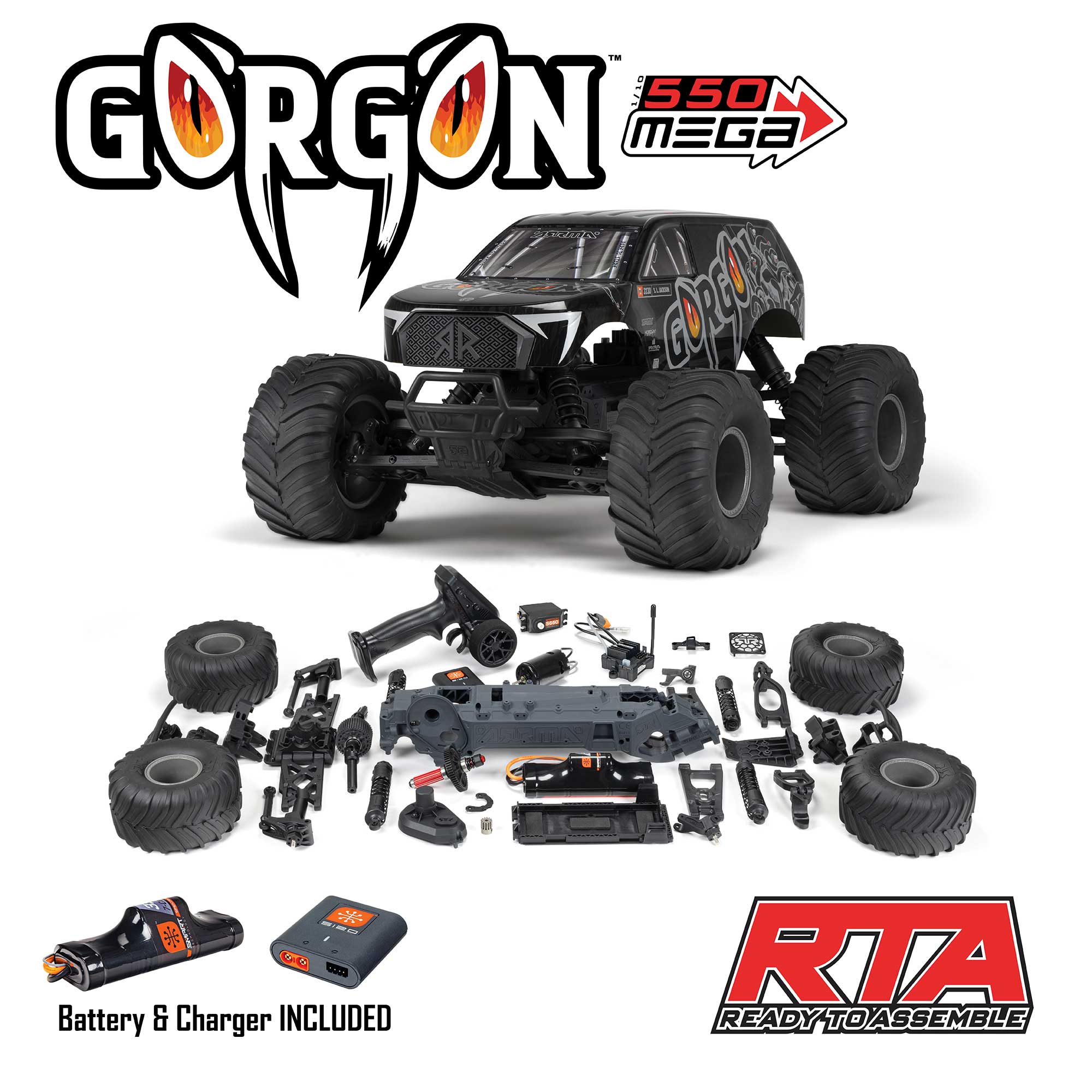 1/10 ARRMA GORGON (Battery & Charger Included)