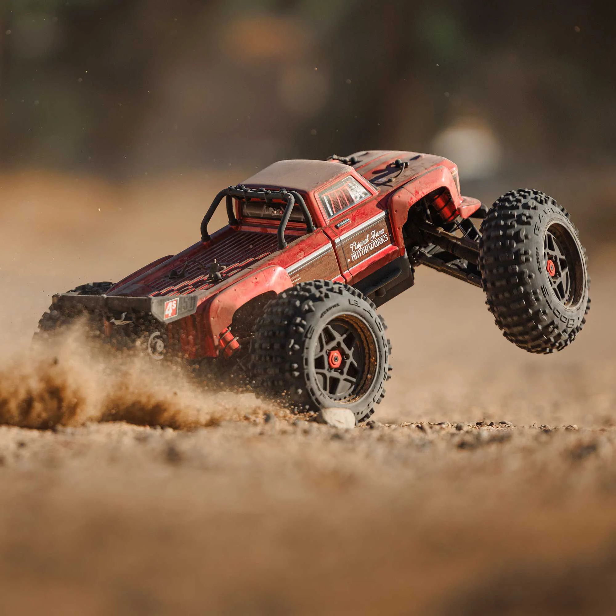 ARRMA Outcast 4X4 4s brushless 1/10 4wd stunt truck red
