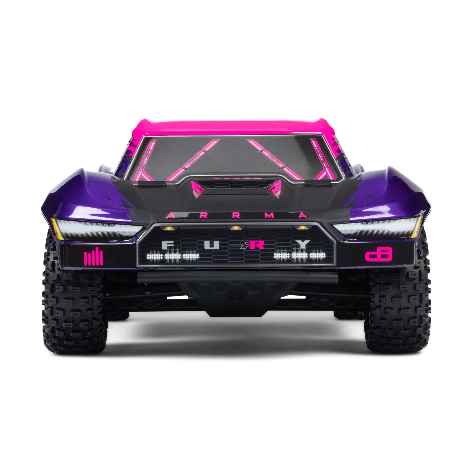 ARRMA 1/10 FURY 2wd 223S BLX Brushless Short Course Truck RTR with DSC, Purple