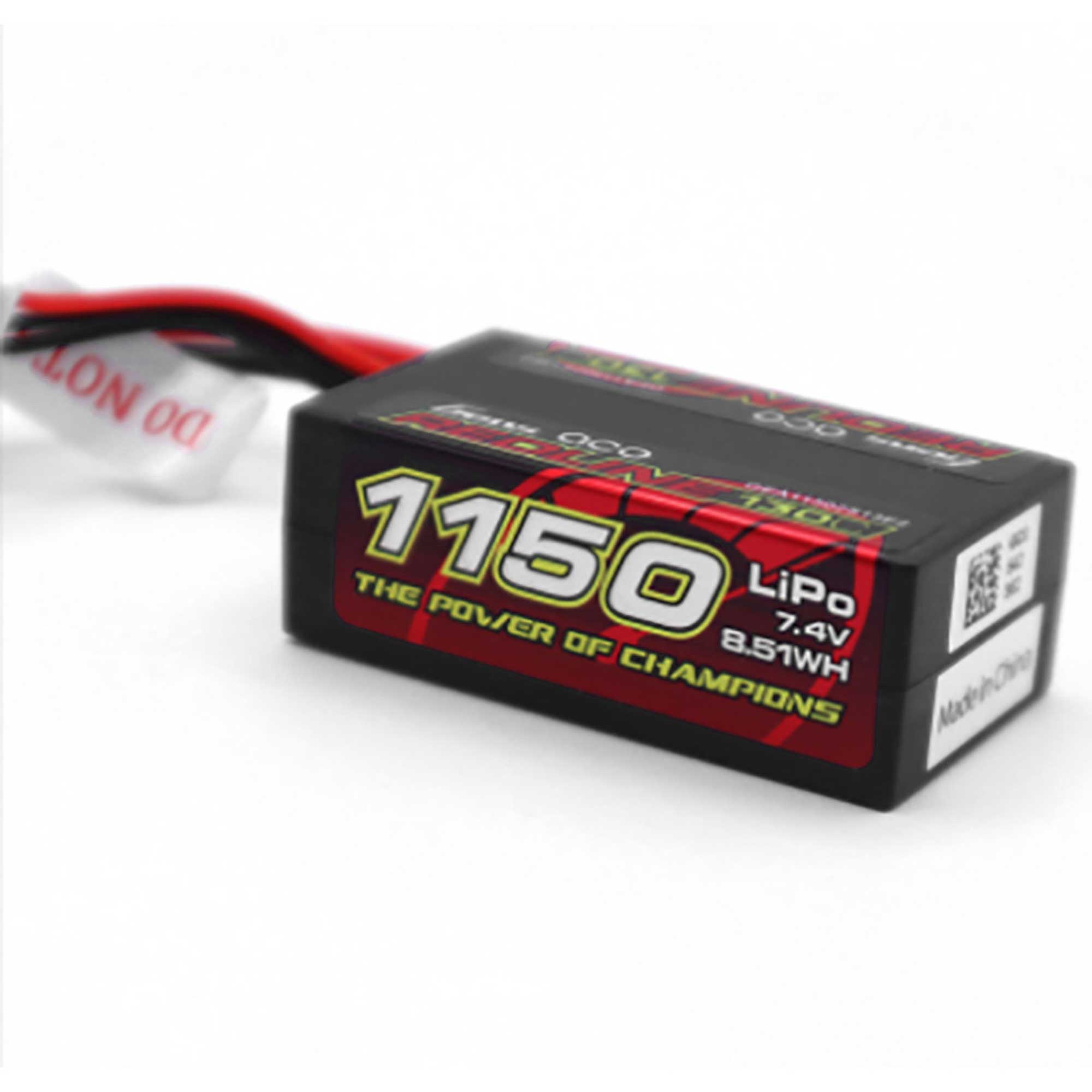 7.4V 1150mAh 2S 60C Hardcase G-Tech LiPo Battery: IEC2