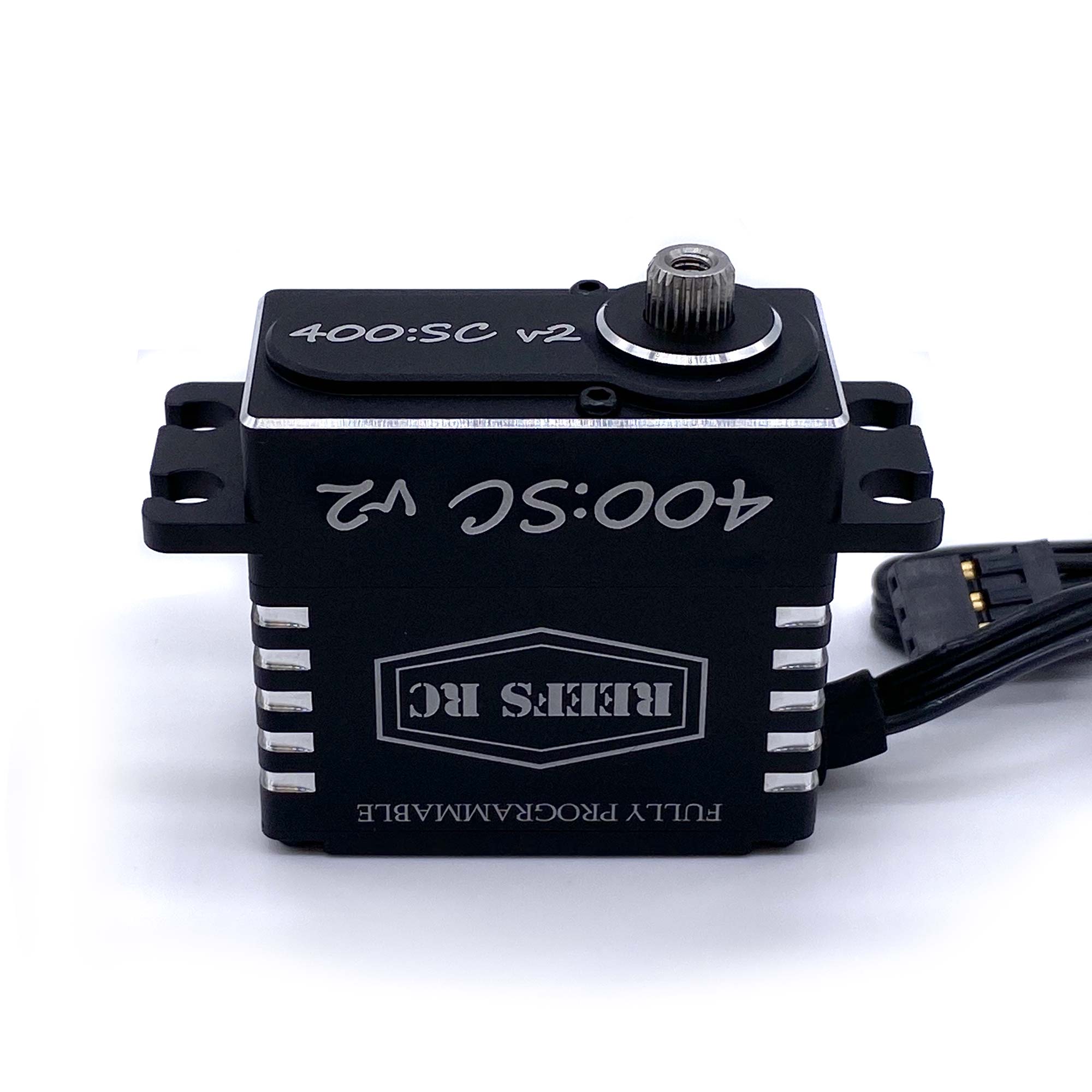 400:SC V2 Standard Digital Metal Gear Waterproof Programmable Servo, Black