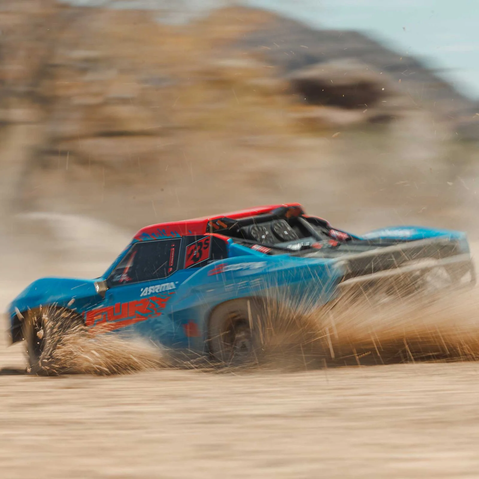 ARRMA 1/10 FURY 2wd 223S BLX Brushless Short Course Truck RTR with DSC, Blue