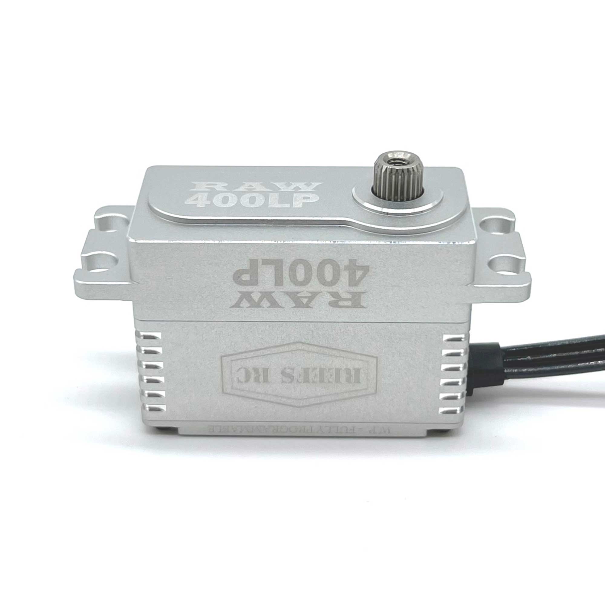 RAW 400LP Low Profile Digital Metal Gear Waterproof Programmable Servo, Silver