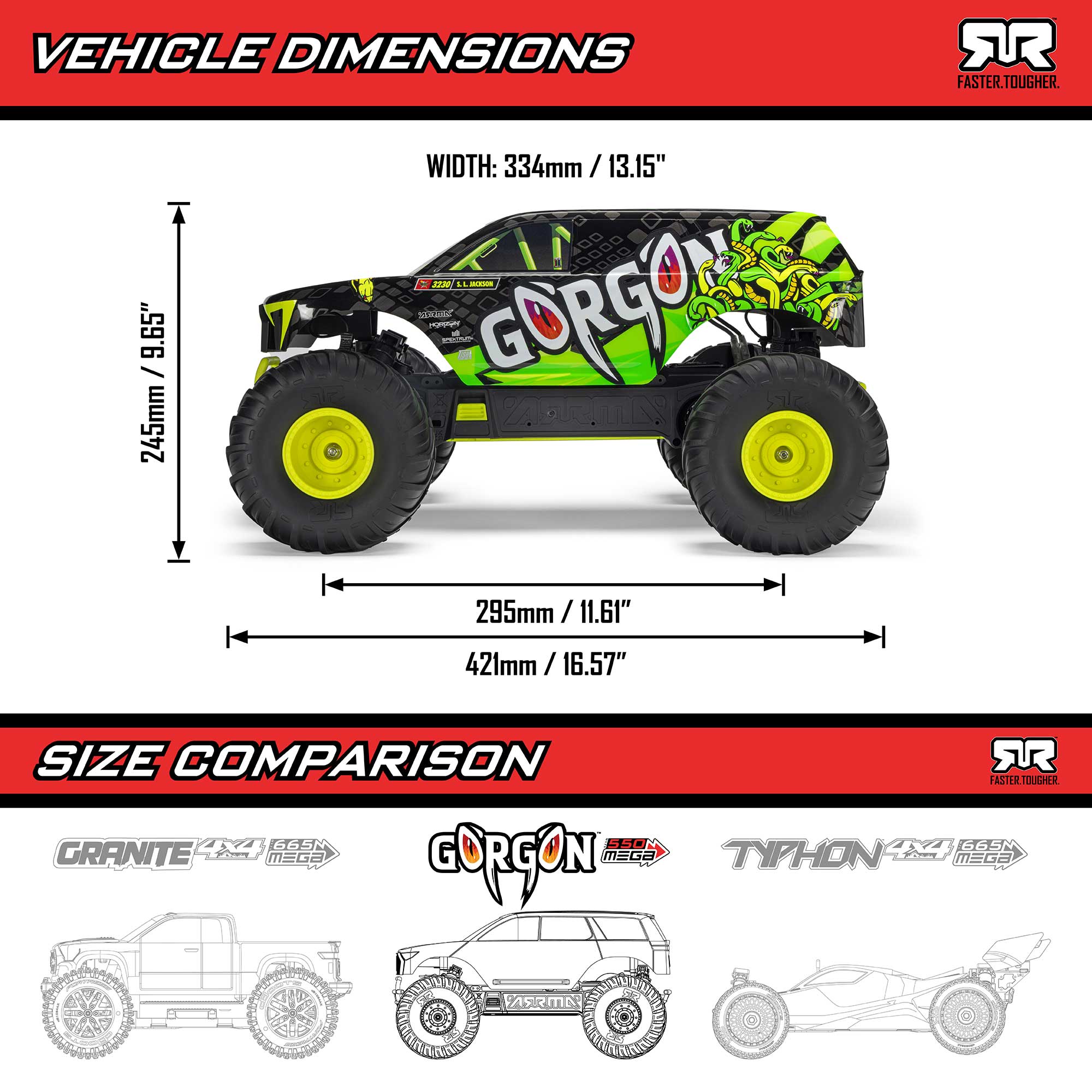 1/10 ARRMA GORGON (Battery & Charger Included)