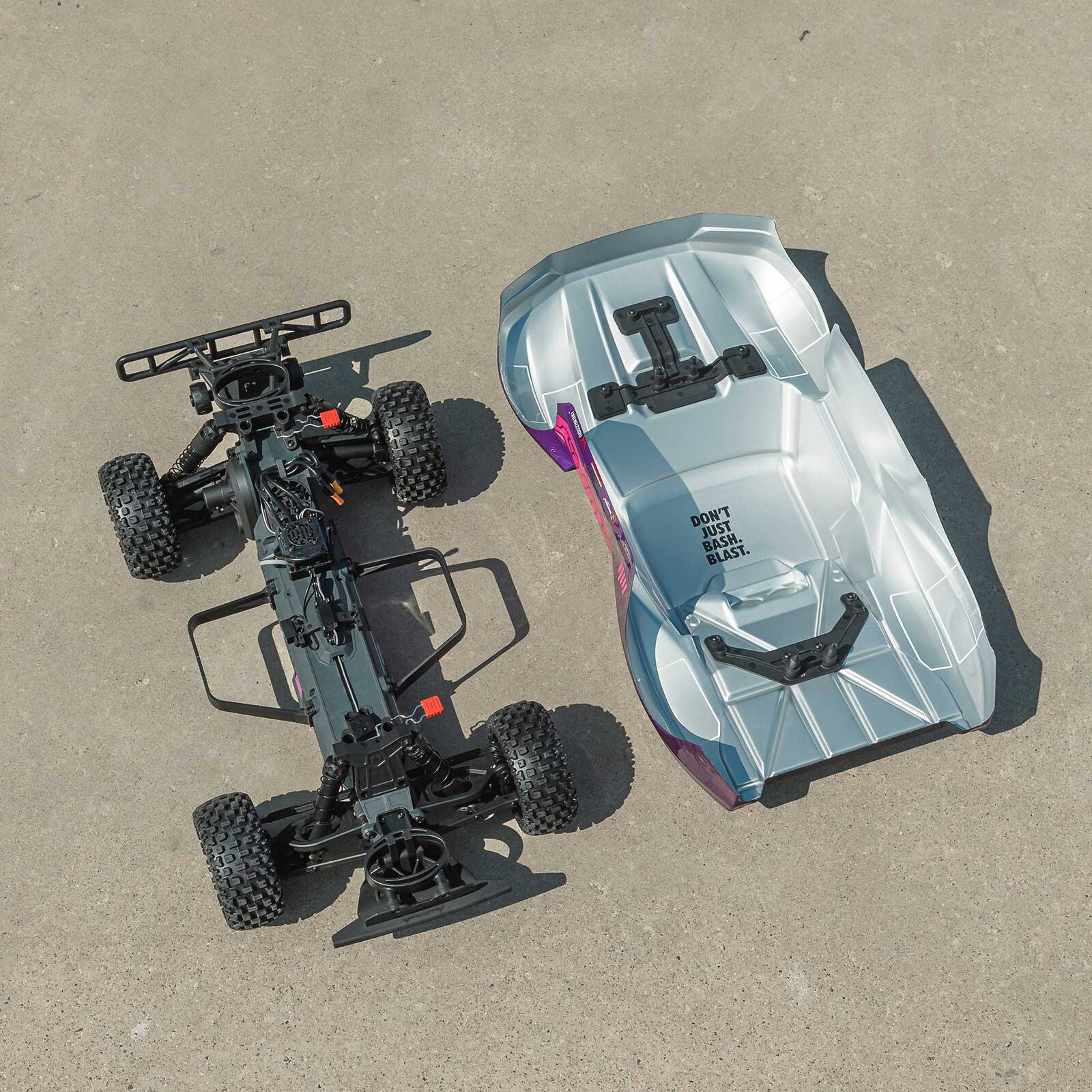 ARRMA 1/10 FURY 2wd 223S BLX Brushless Short Course Truck RTR with DSC, Purple