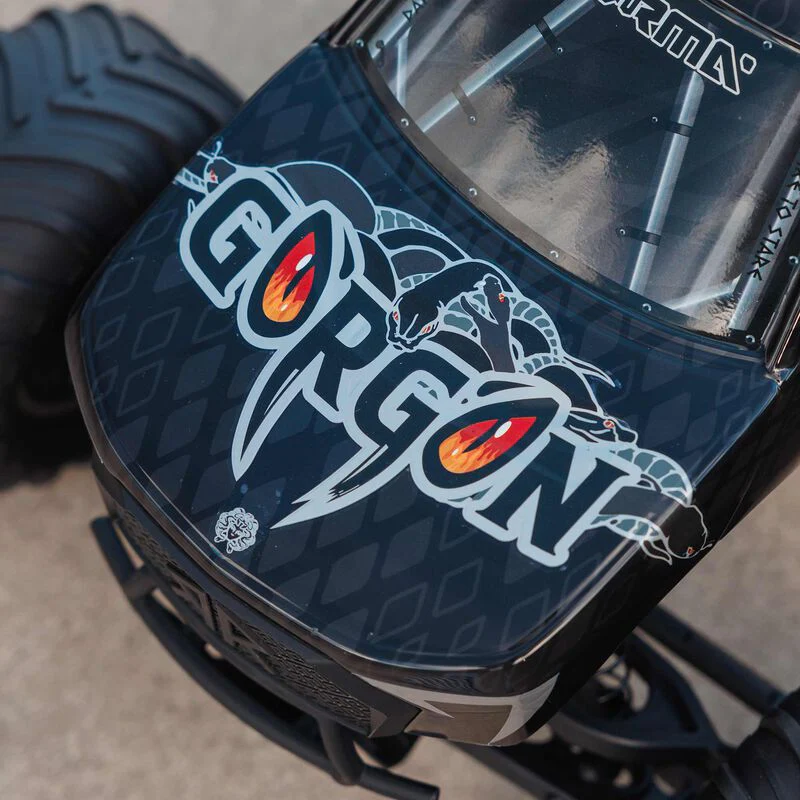 ARRMA GORGON 2wd MT 1/10 Ready to Assembly KIT SMART USB charger & Battery Gunmetal