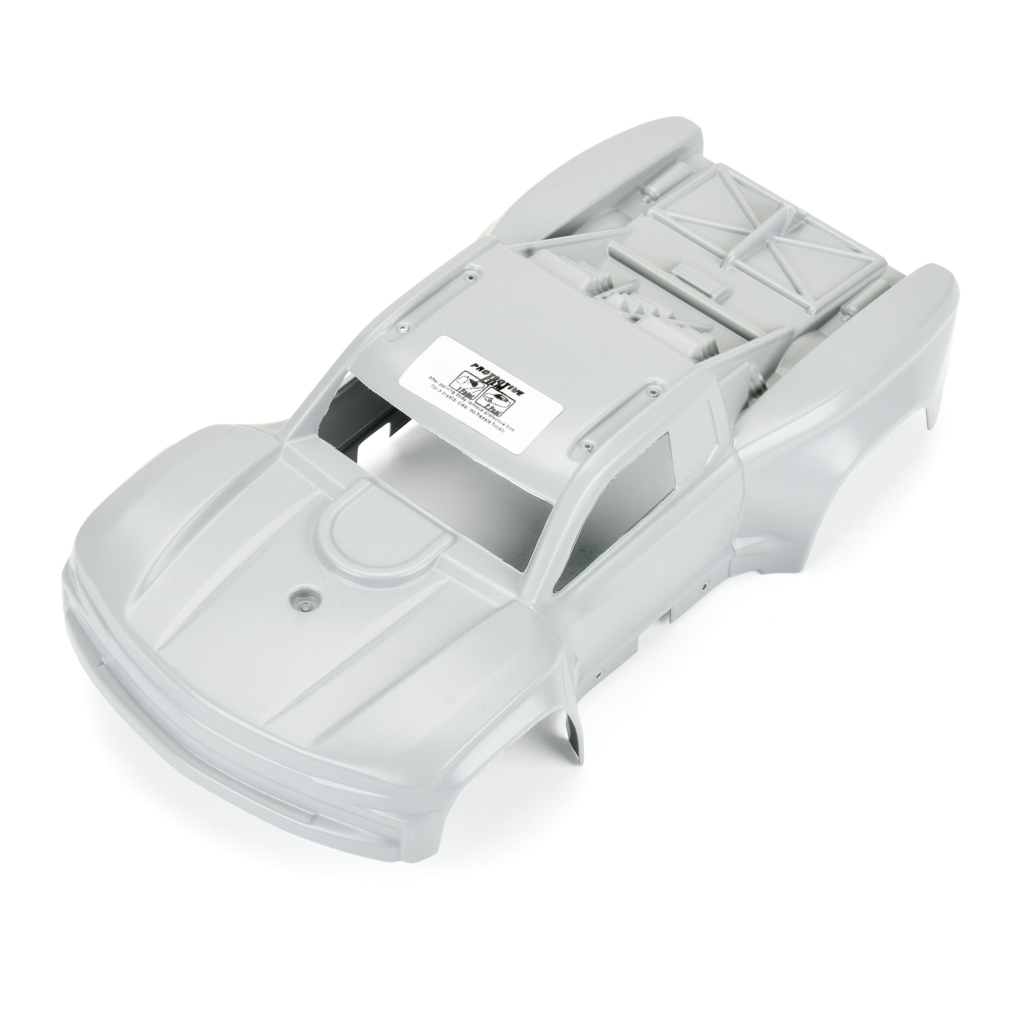 1/16 Pre-Cut 2019 Chevy Silverado Trophy Truck Gray Body: GROM