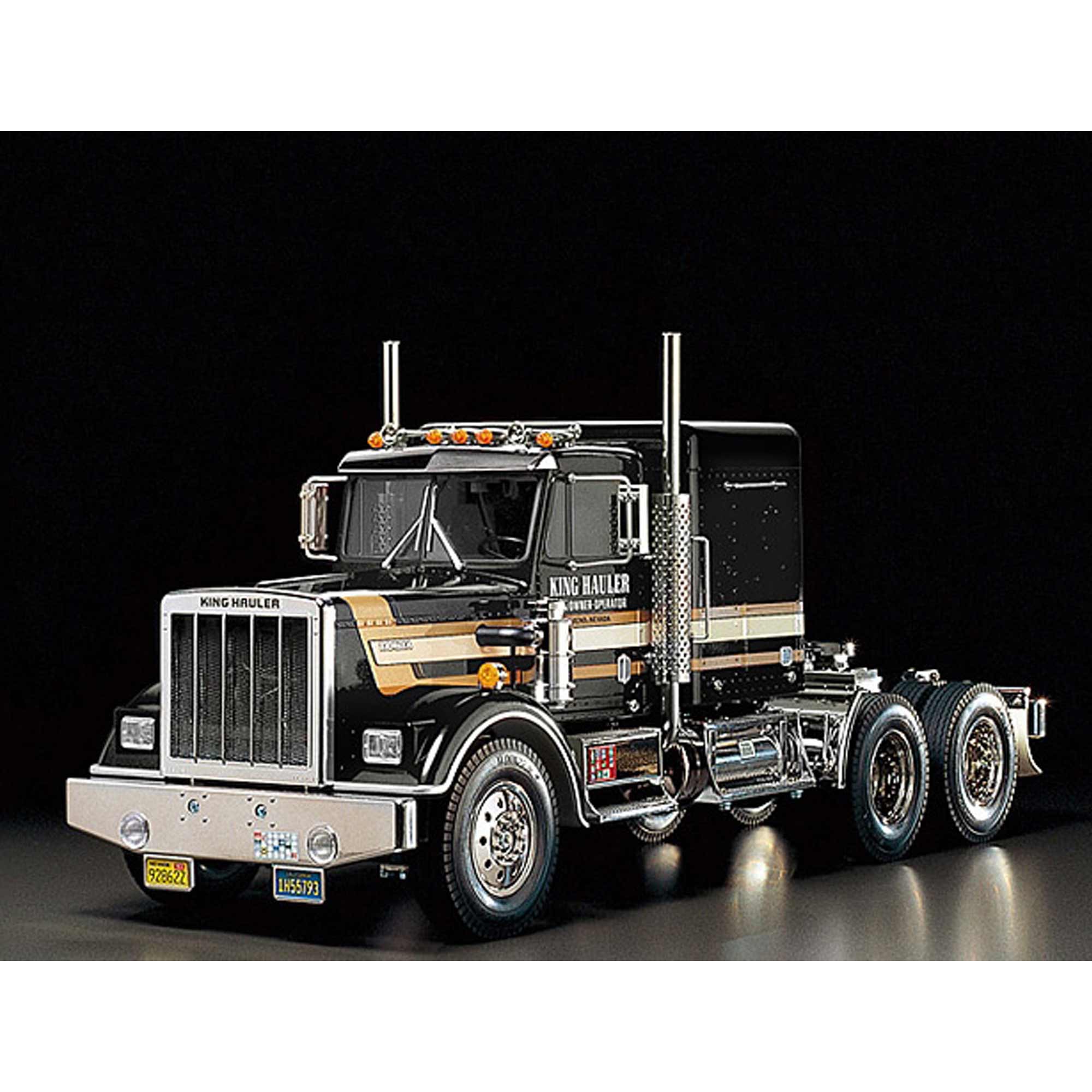 1/14 King Hauler 10X8 Semi Tractor Kit, Black