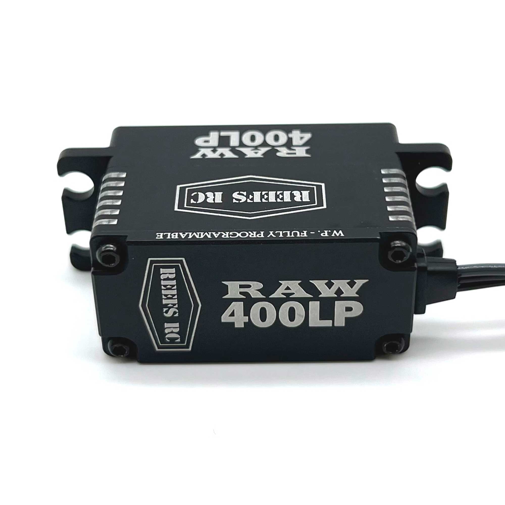 RAW 400LP Low Profile Digital Metal Gear Waterproof Programmable Servo, Black