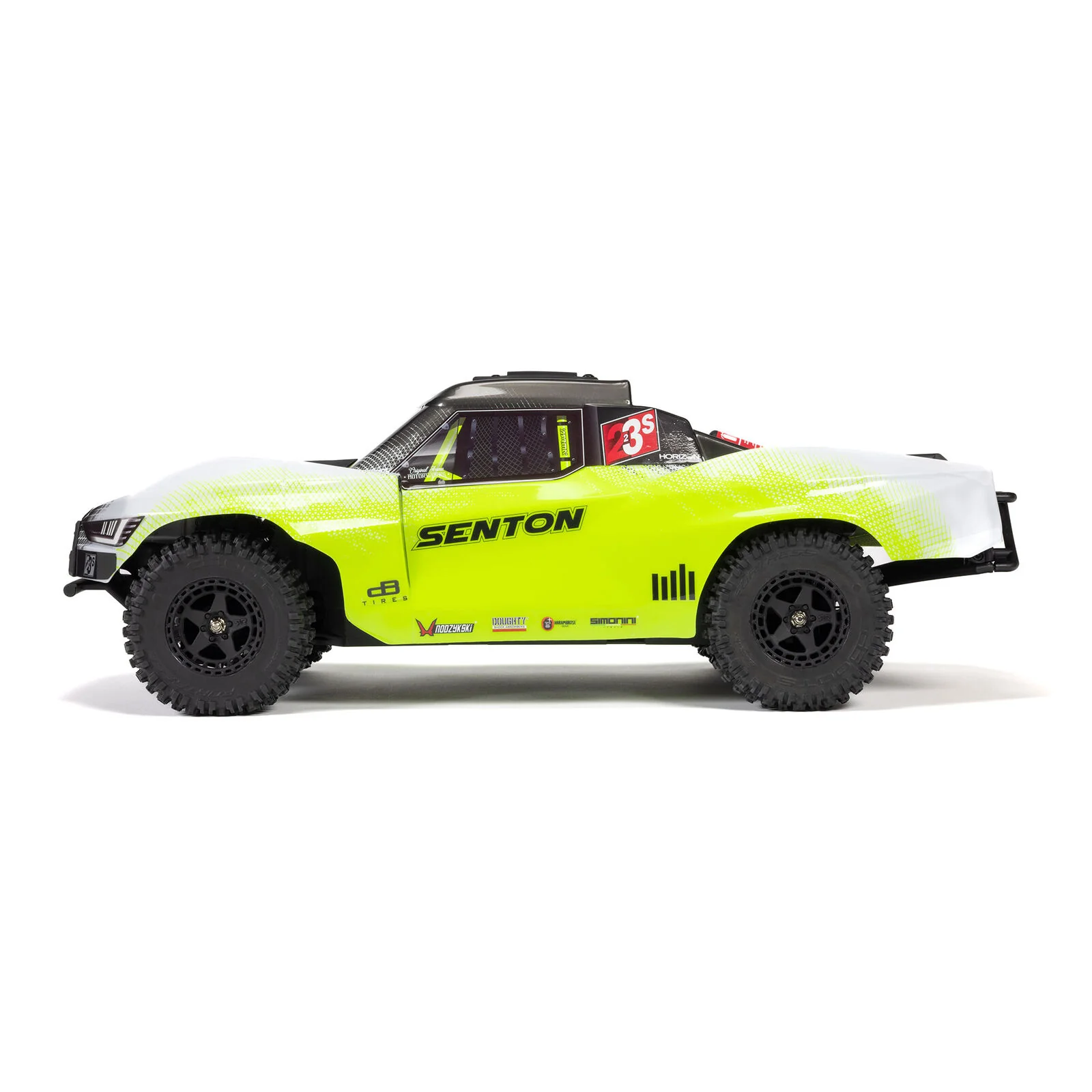 ARRMA 1/10 SENTON 223S BLX Brushless 4X4 Short Course Truck RTR with DSC, Yellow
