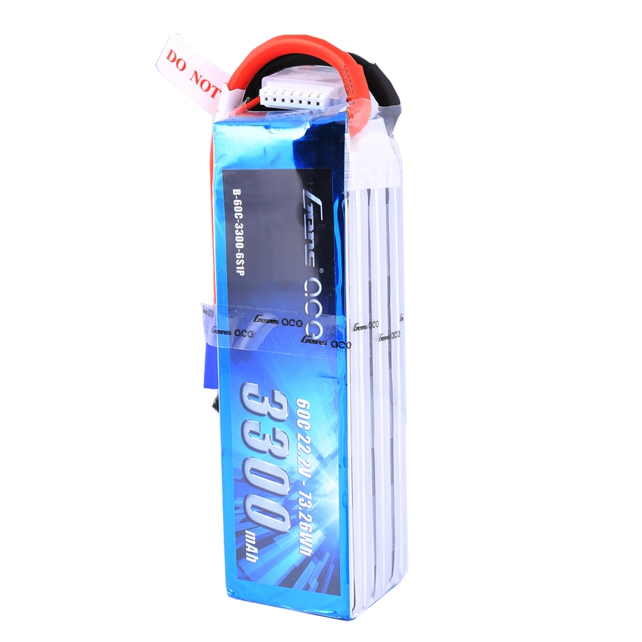 22.2V 3300mAh 6S 60C LiPo Battery: EC5