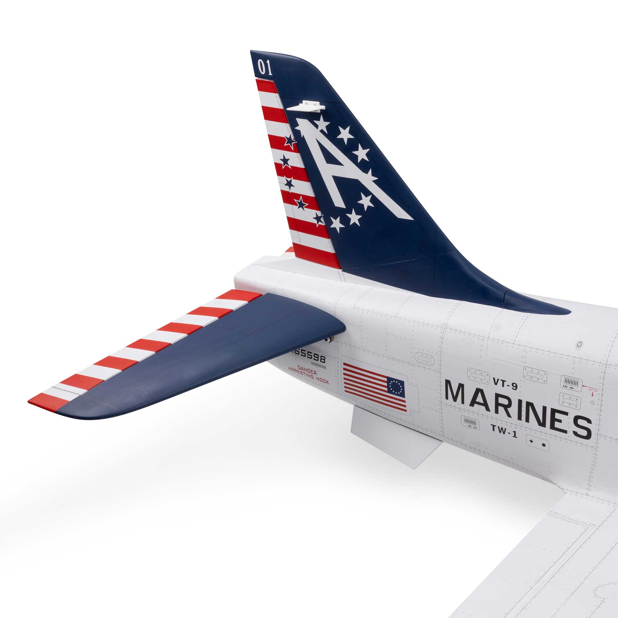 Hawk/T-45 140-160N ARF with Retract Set, KingTech K-160G4 , Spektrum AR20410T Receiver, Synapse AS3X  Module, and Spektrum Servos