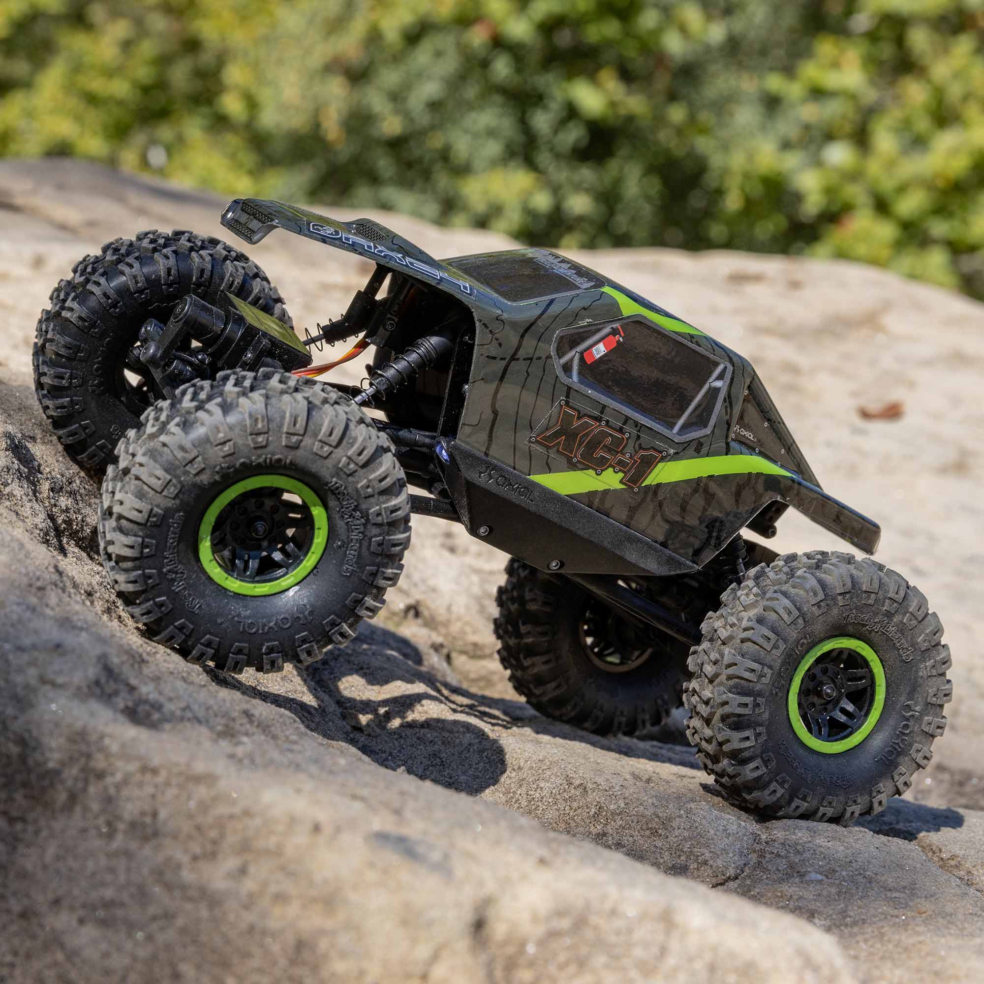 1/24 AX24 XC-1 4WS 4X4 RTR Brushed Rock Crawler (Battery & Charger Included), Green