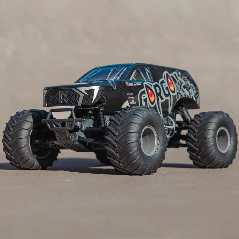 ARRMA GORGON 2wd MT 1/10 Ready to Assembly KIT SMART USB charger & Battery Gunmetal