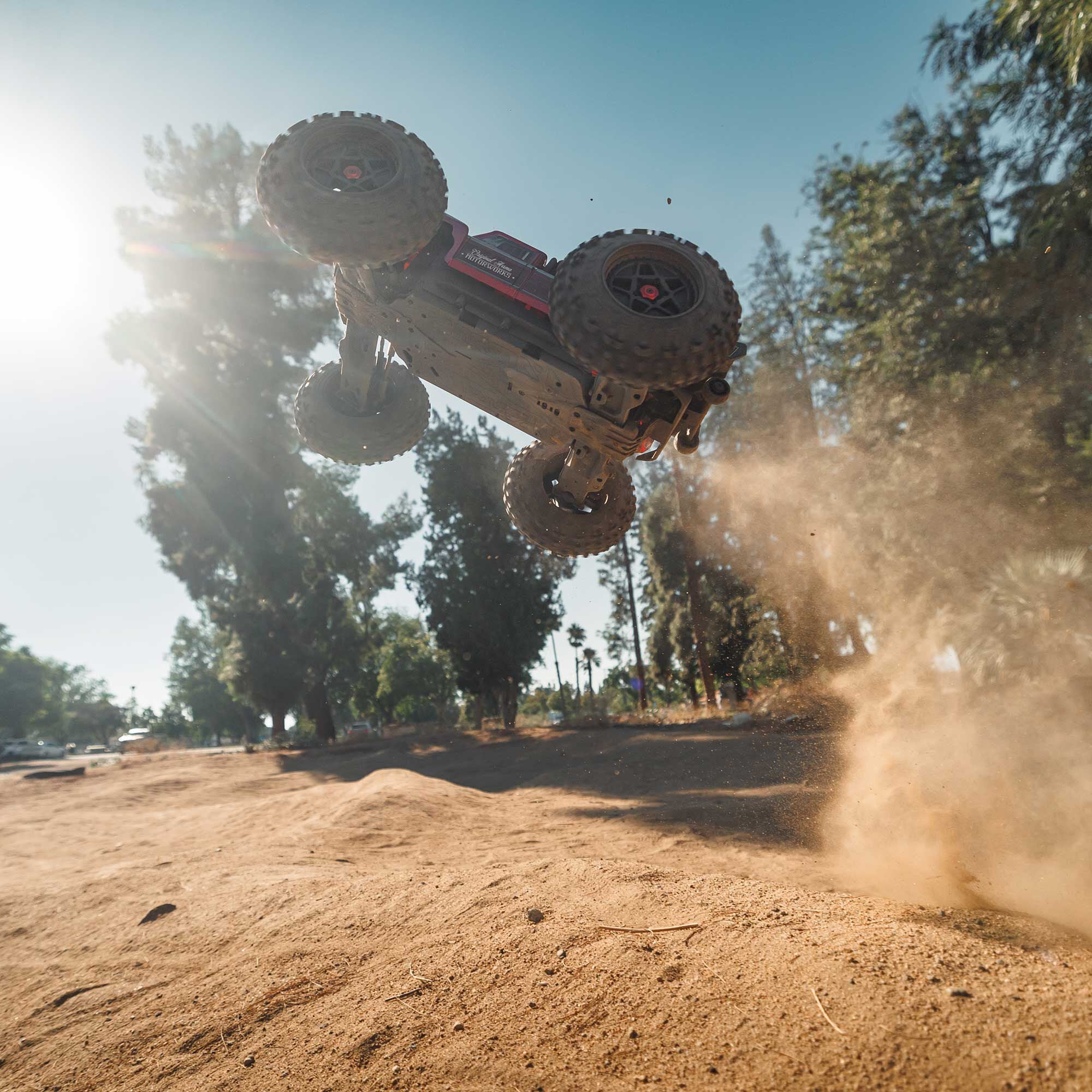 ARRMA Outcast 4X4 4s brushless 1/10 4wd stunt truck red