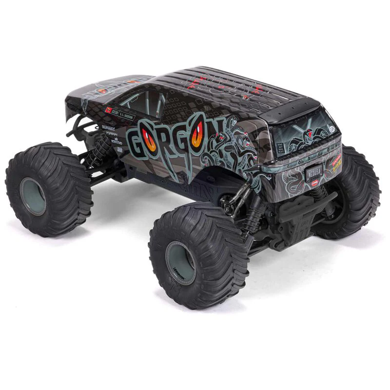 ARRMA GORGON 2wd MT 1/10 Ready to Assembly KIT SMART USB charger & Battery Gunmetal