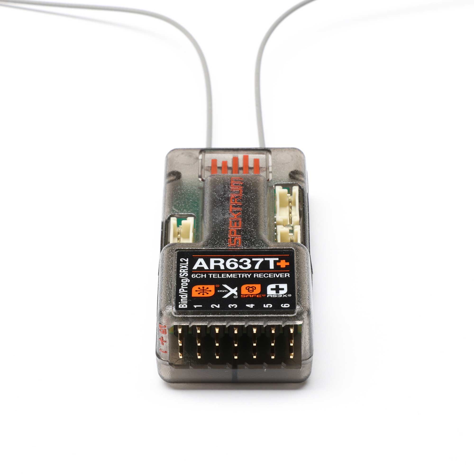 AR637T  DSMX 6-Channel AS3X  & SAFE Telemetry Receiver