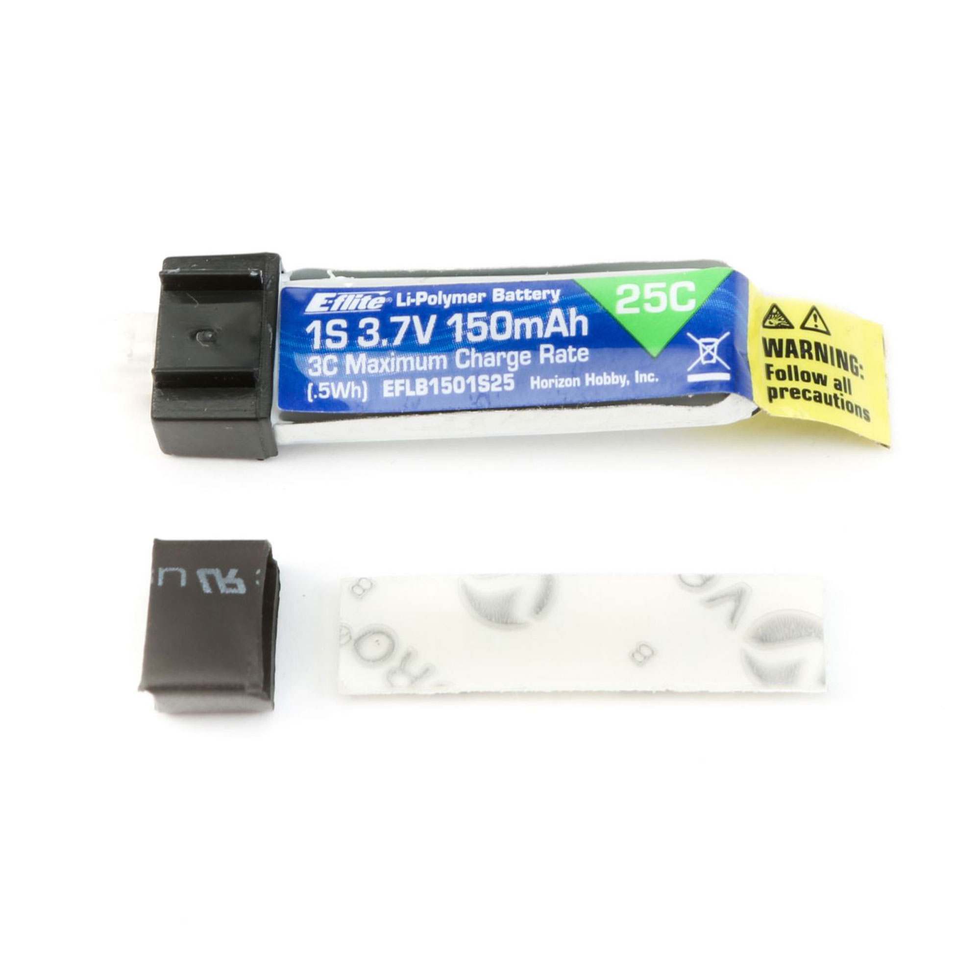 3.7V 150mAh 1S 25C LiPo Battery: PH 1.25 (Ultra Micro)