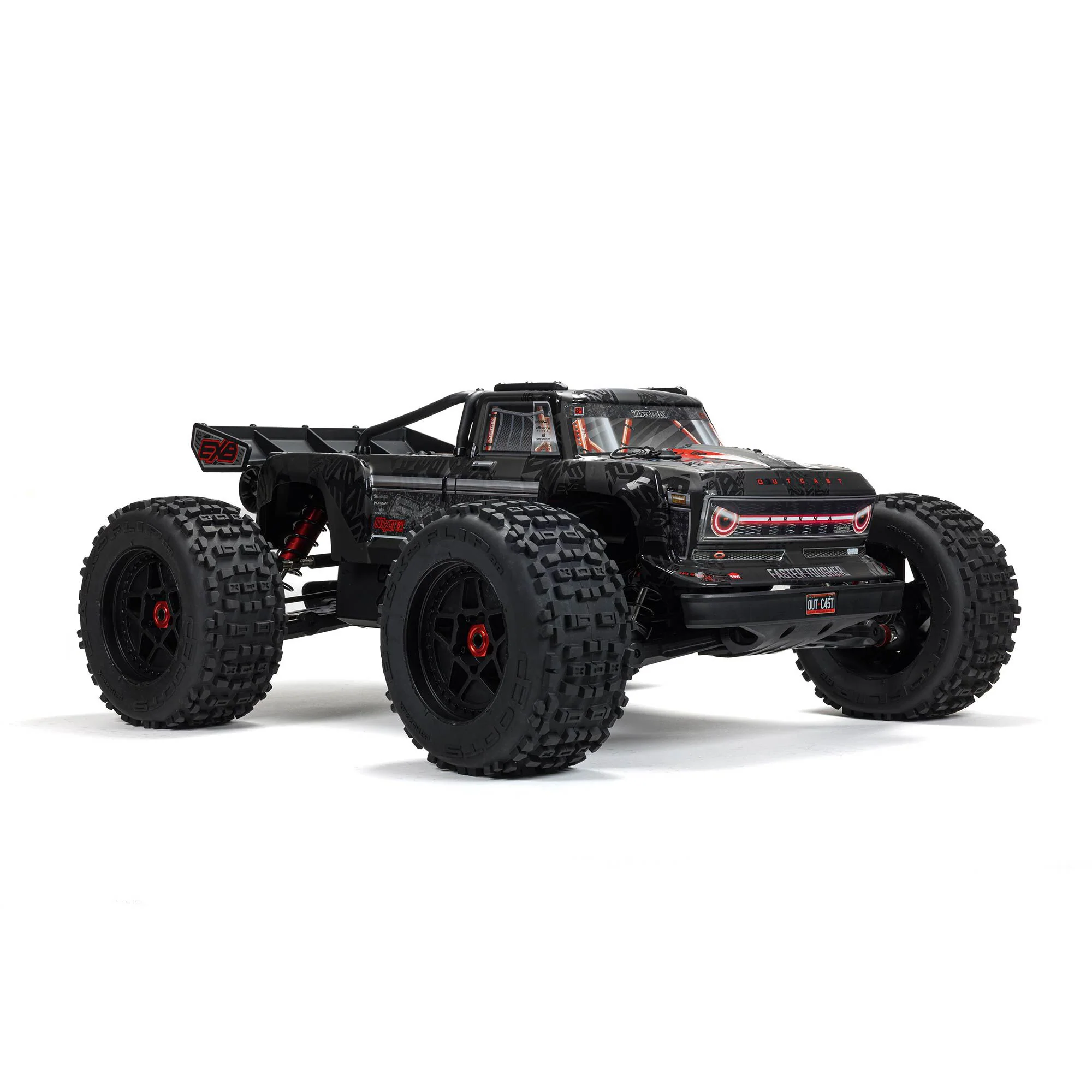 ARRMA OUTCAST 4X4 8S BLX 1/5 Stunt Truck Black