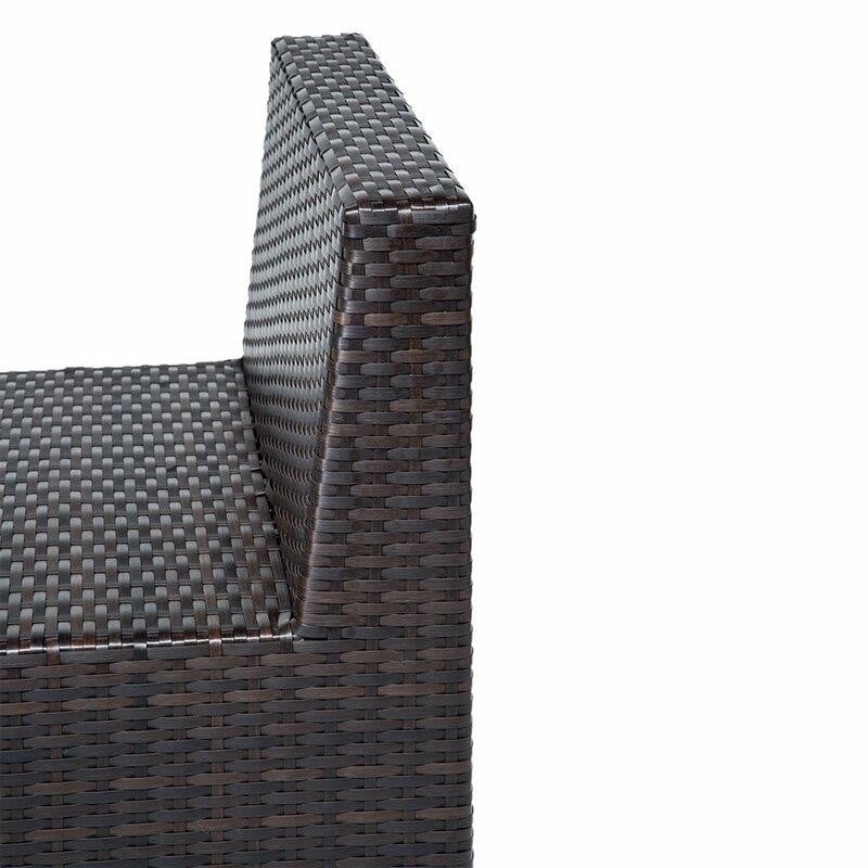 Fernando All Weather Wicker/Rattan 4 - Person Seating Group with Cushions