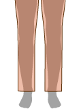 Women's Pants Leg Shape Straight-Leg