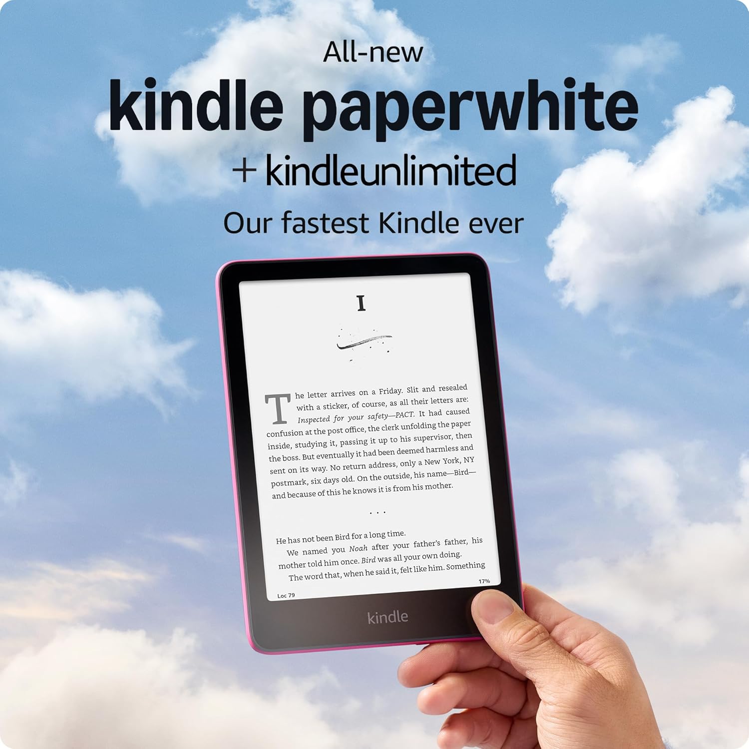 Amazon Kindle Paperwhite 16GB (newest model) – Our fastest Kindle ever. with new 7" glare-free display and weeks of battery life – Black
