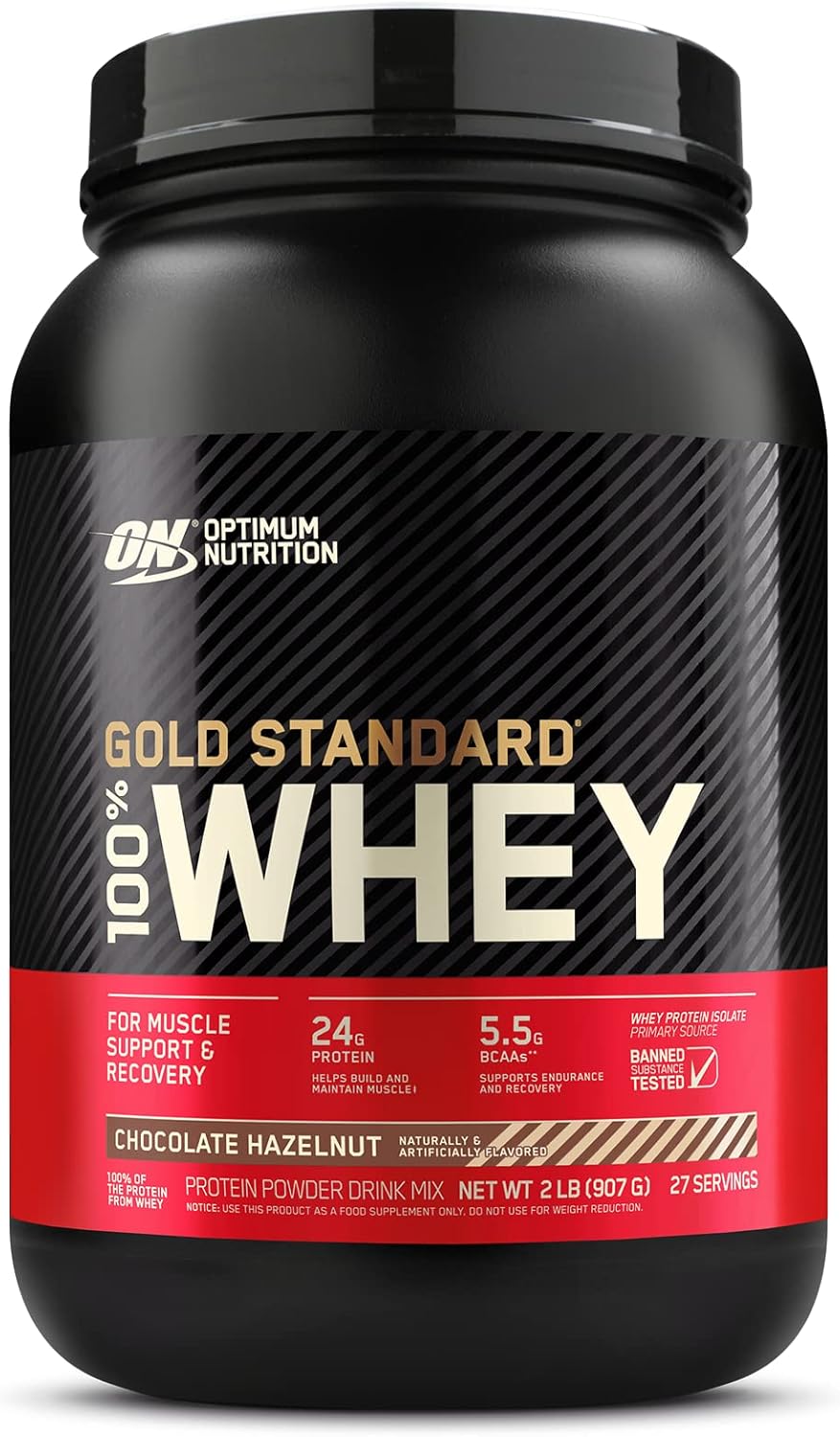 Optimum Nutrition Gold Standard 100% Whey Protein Powder. Double Rich Chocolate 10 Pound (Packaging May Vary)