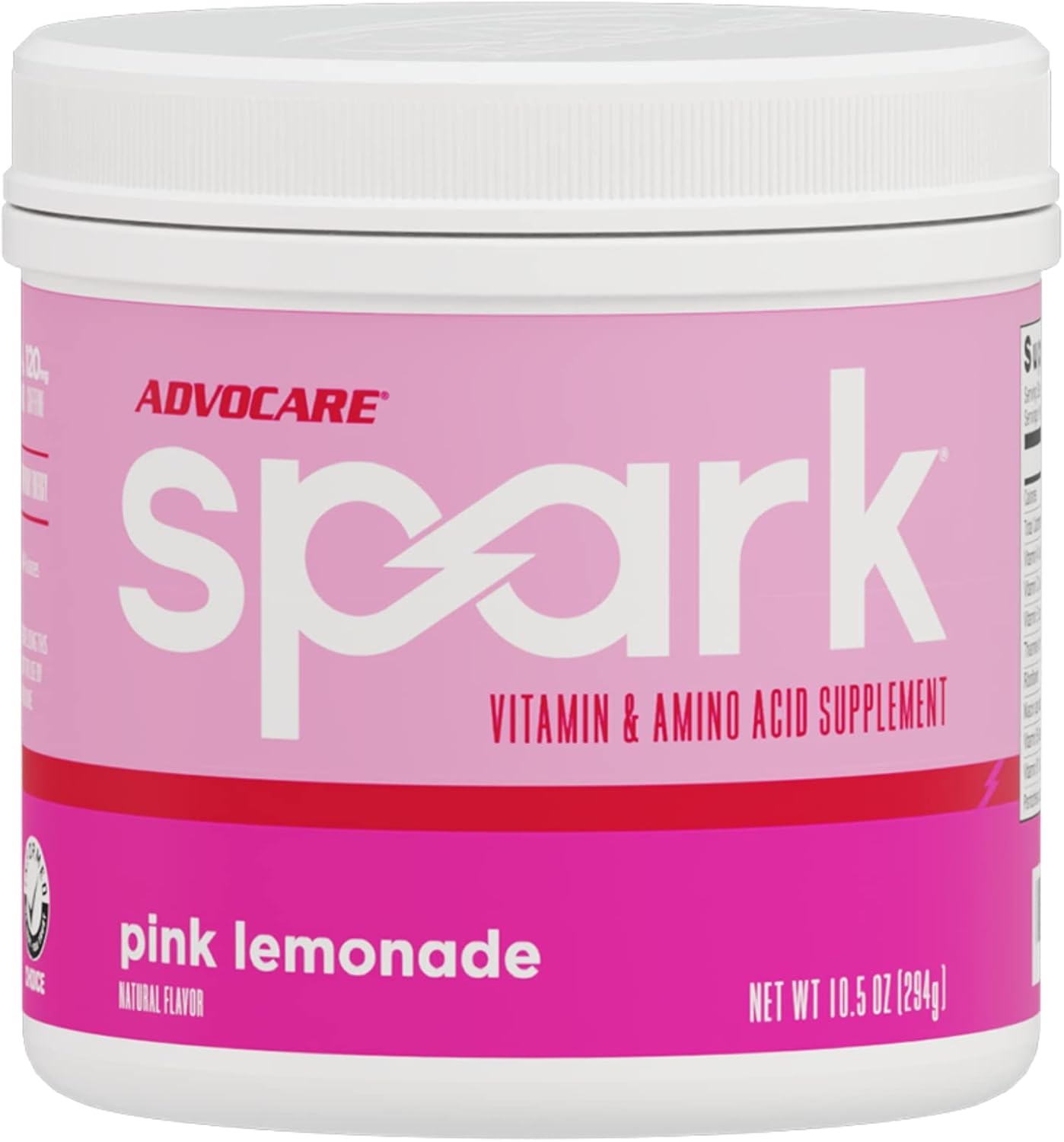 AdvoCare Spark Vitamin & Amino Acid Supplement - Focus & Energy Drink Powder Mix with Vitamin A. B-6. C & E - Also Includes L-Carnitine & L-Tyrosine - Fruit Punch - 10.5 oz