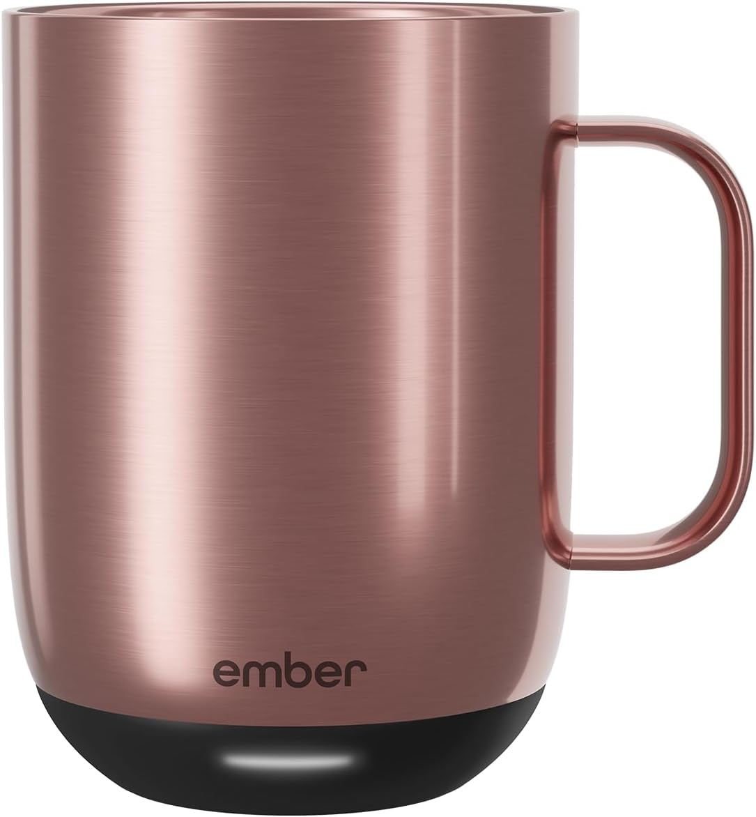 Ember Temperature Control Smart Mug 2. 14 Oz. App-Controlled Heated Coffee Mug with 80 Min Battery Life and Improved Design. White
