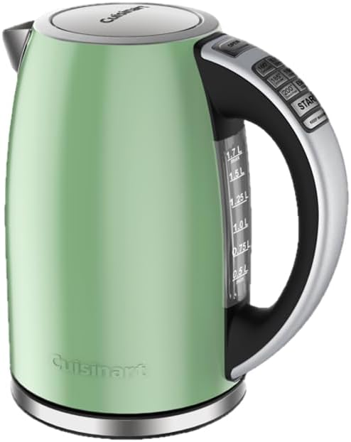 Cuisinart 1.7-Liter Stainless Steel Cordless Electric Kettle with 6 Preset Temperatures