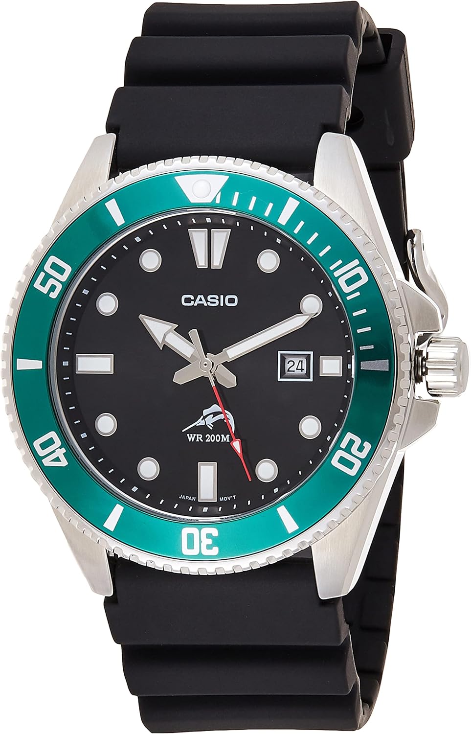 Casio MDV106 Series | Unisex Analog Watch | 200M WR | Stainless Steel Case | Resin Band | 2 Hand Analog (HR. Min. SEC) | Date Display | Screw Down Crown/Screw Down Caseback | 3 Year Battery