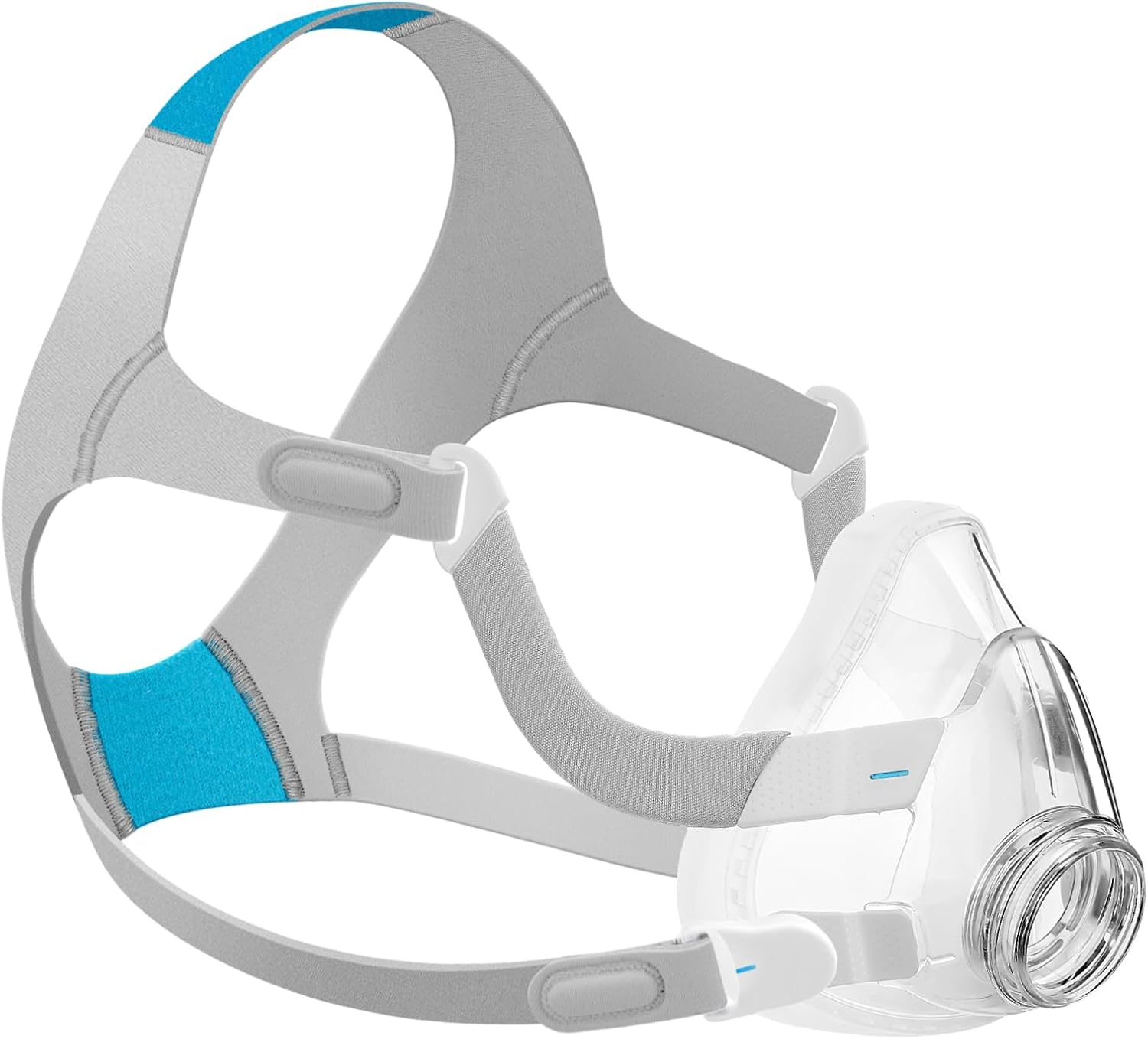 AirFit F20 Replacement Mask Headgear Set - Includes Large Mask Cushion. Headgear. Frame & Clips - F20 Full Face Masks Accessories Supplies(L)