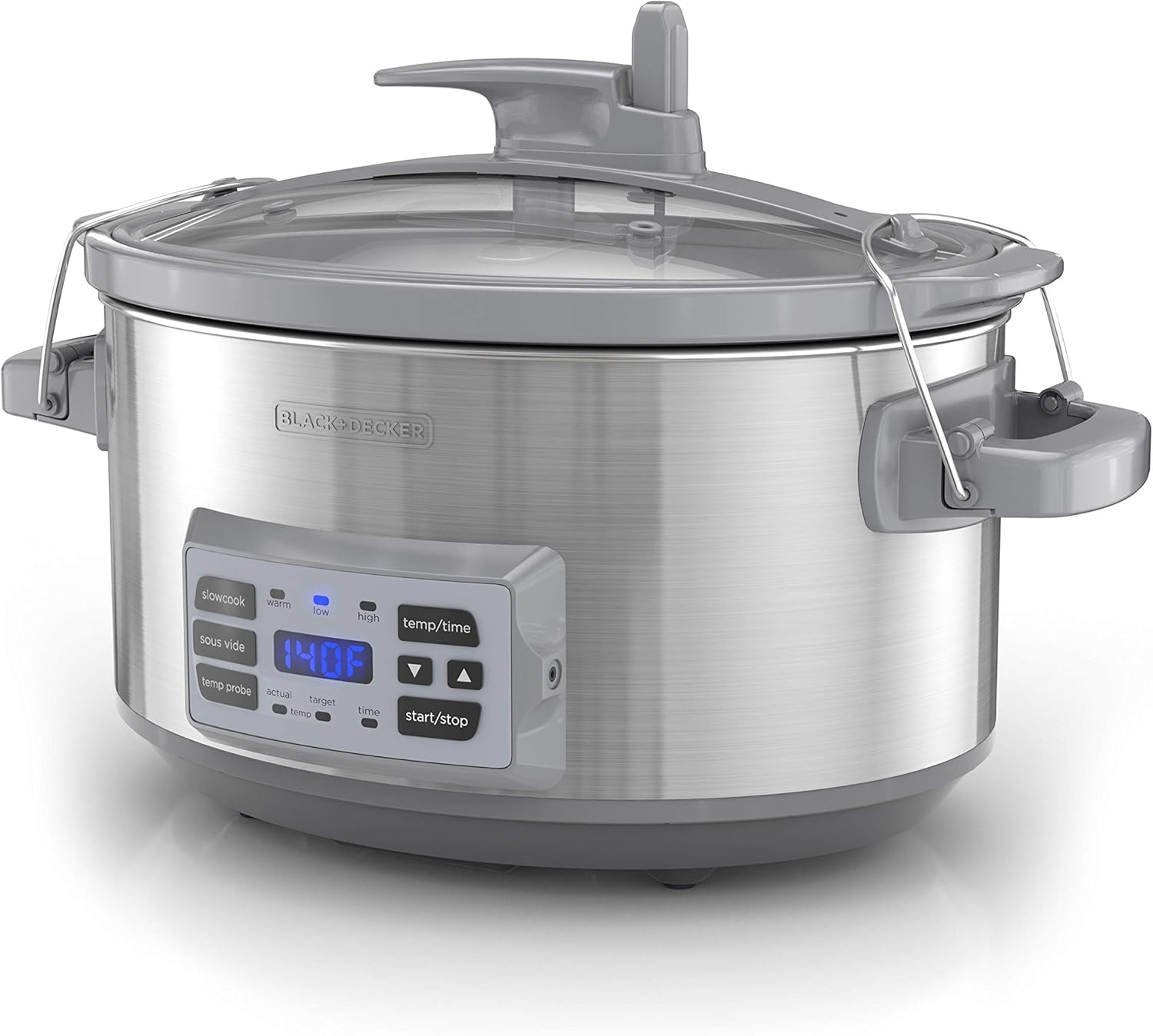 BLACK+DECKER 7-Quart Slow Cooker. SCD4007. Chalkboard Exterior. Locking Lid. 3 Heat Settings. Removable Stoneware Crock