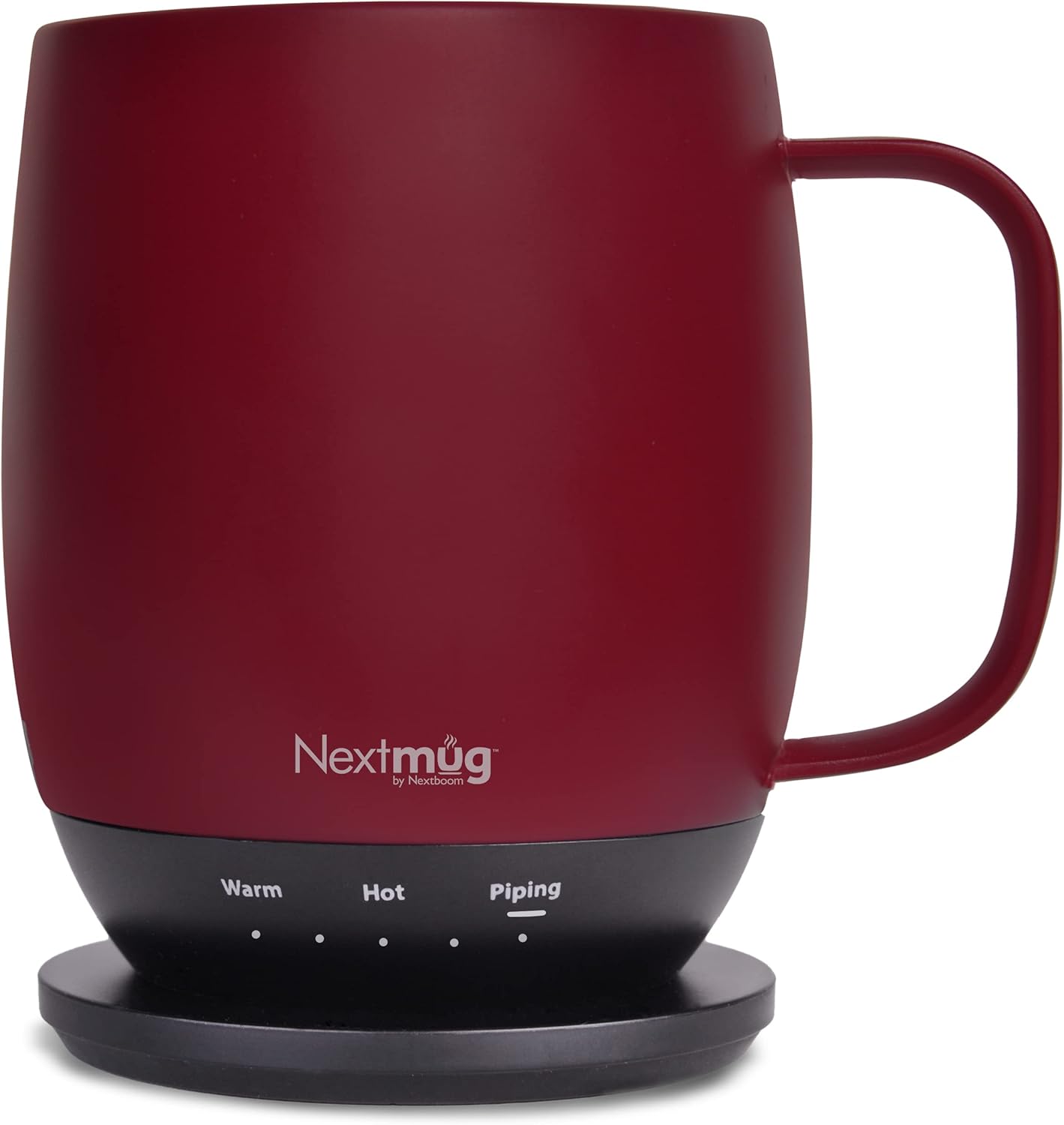 Nextmug - Temperature-Controlled. Self-Heating Coffee Mug (14 oz.) (Black)