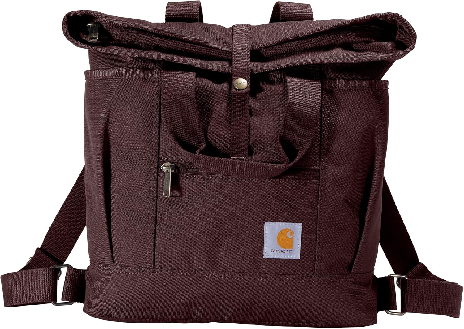 Carhartt Convertible Backpack Tote. Durable Tote Bag with Adjustable Backpack Straps and Laptop Sleeve. Convertible Backpack Tote (Port)