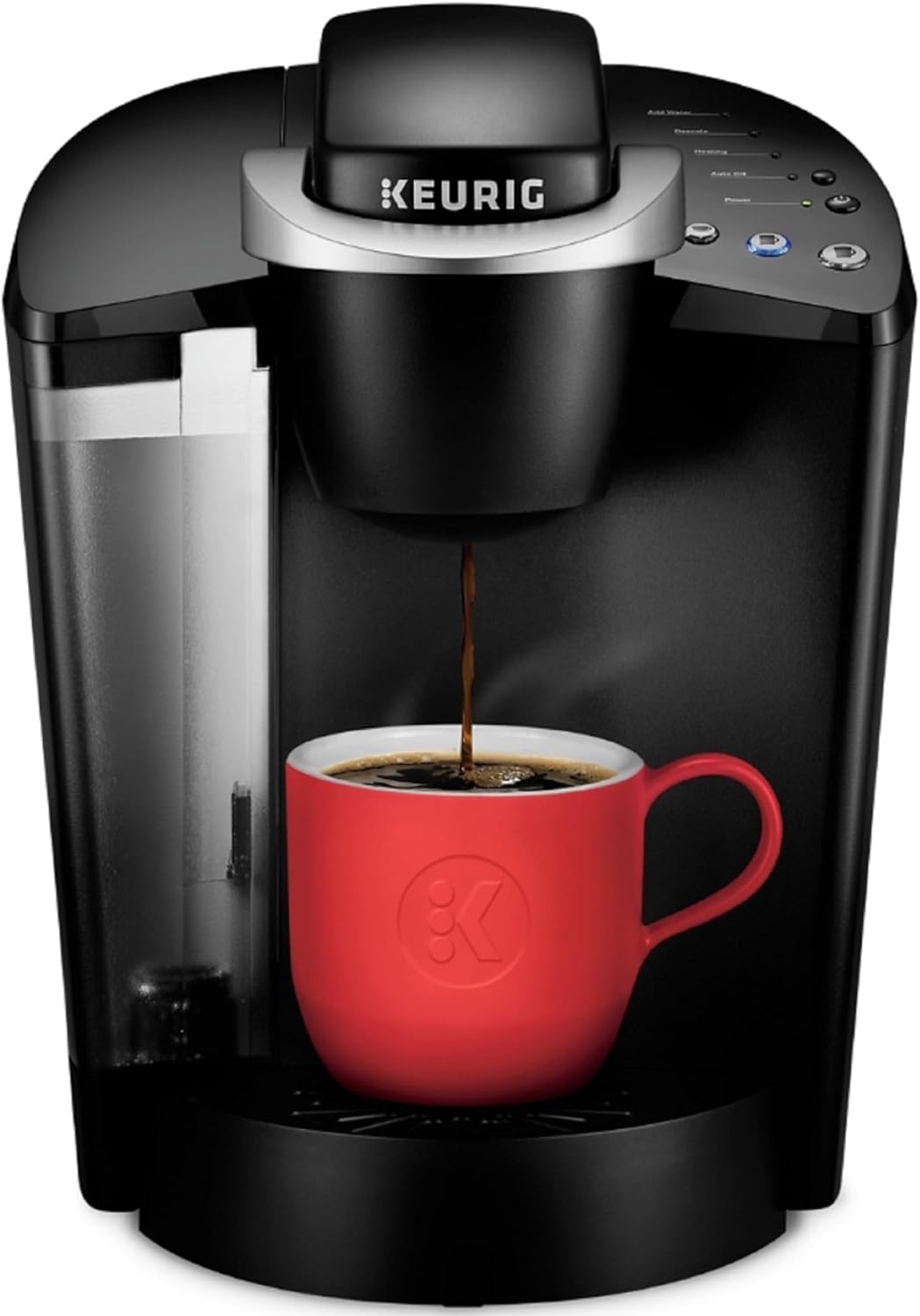 Keurig K-Classic Single Serve K-Cup Pod Coffee Maker. with 3 Brew Sizes. 48oz Removable Reservoir. Black