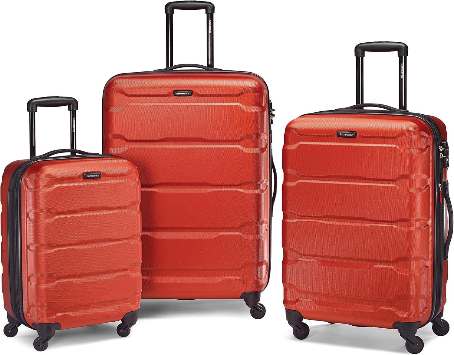 Samsonite Omni PC Hardside Expandable Luggage with Spinner Wheels. Black. Carry-On 20-Inch