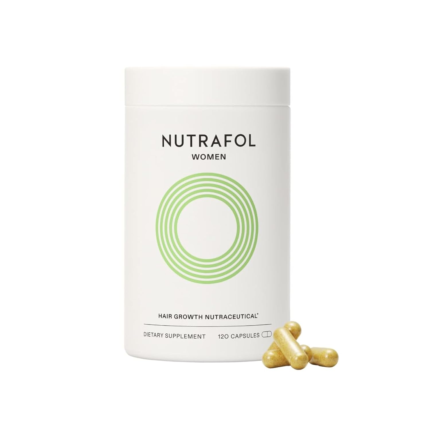 Nutrafol Women's Hair Growth Supplements. Ages 18-44. Clinically Proven for Visibly Thicker and Stronger Hair. Dermatologist Recommended - 1 Month Supply