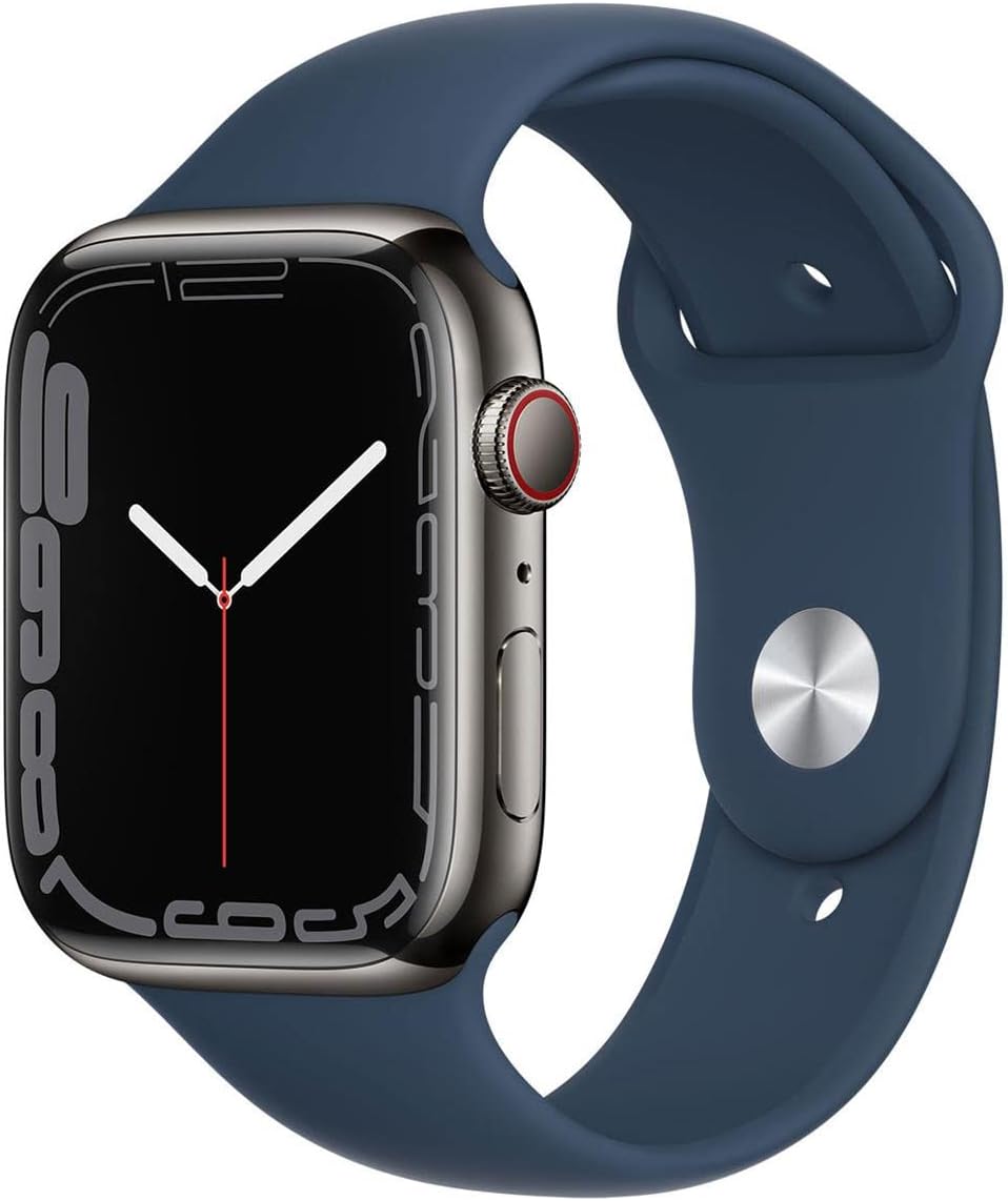 Apple Watch Series 7 (GPS. 41mm) Starlight Aluminum Case with Starlight Sport Band. Regular (Renewed)