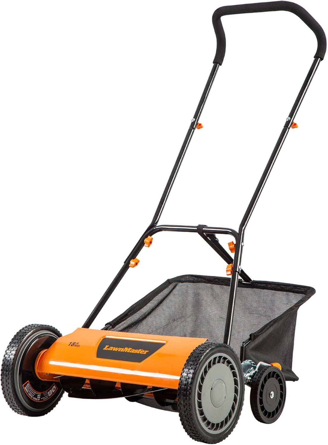 LawnMaster LMRM1602 Push Reel Lawn Mower 16-Inch 5-Blade