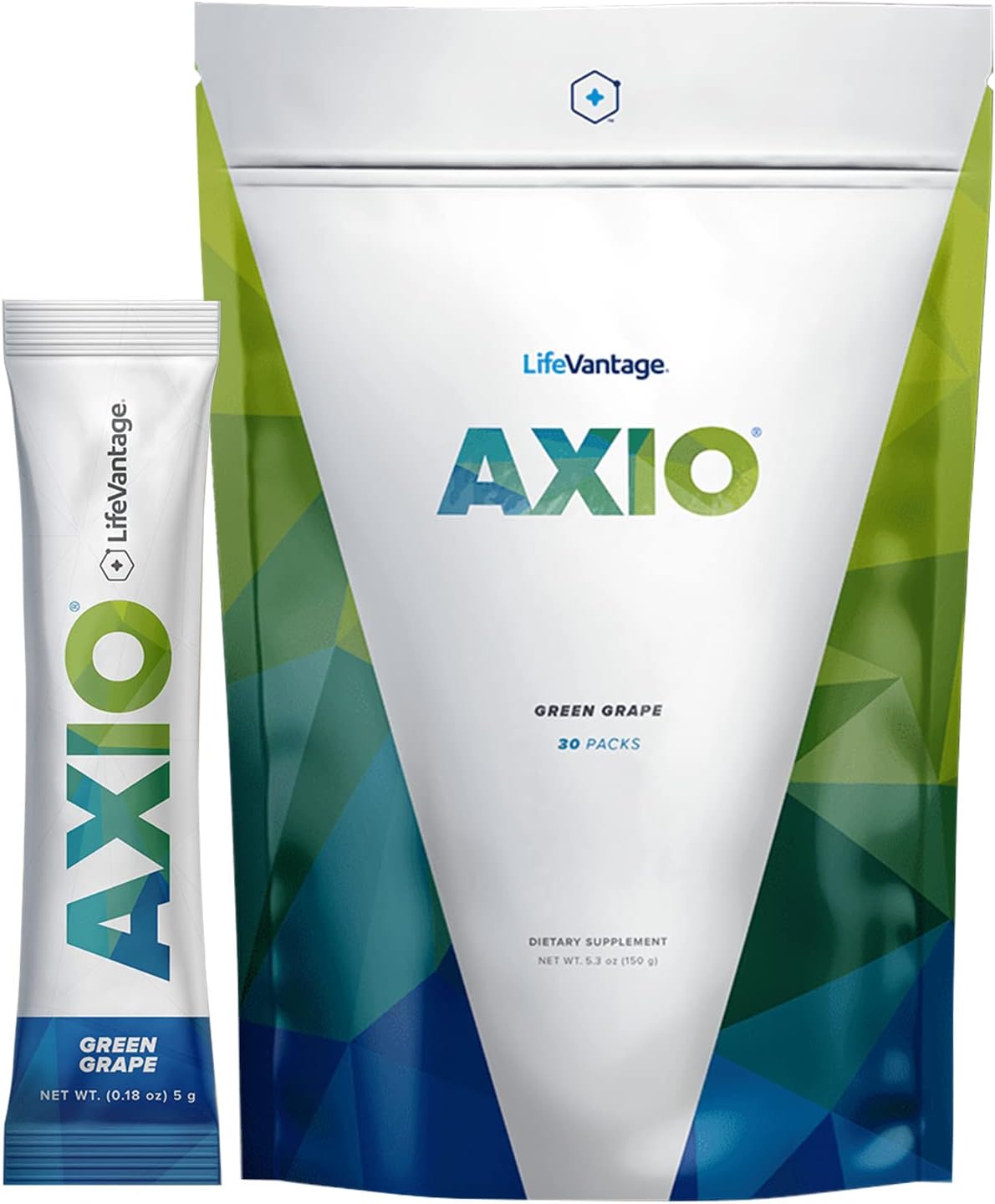 LifeVantage - AXIO - Regular Energy Drink Powder. Dragonfruit - with B Vitamins. DMAE. L-Theanine. Quercetin. Green Tea and Pine Bark - 30 Packets